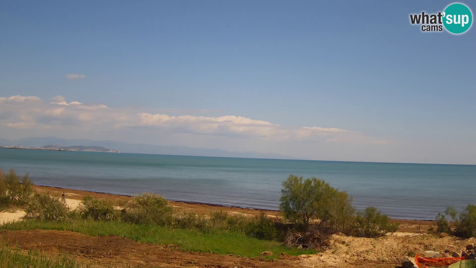 Live webcam Capoterra – Spiaggia della Maddalena – Sardegna – Italia
