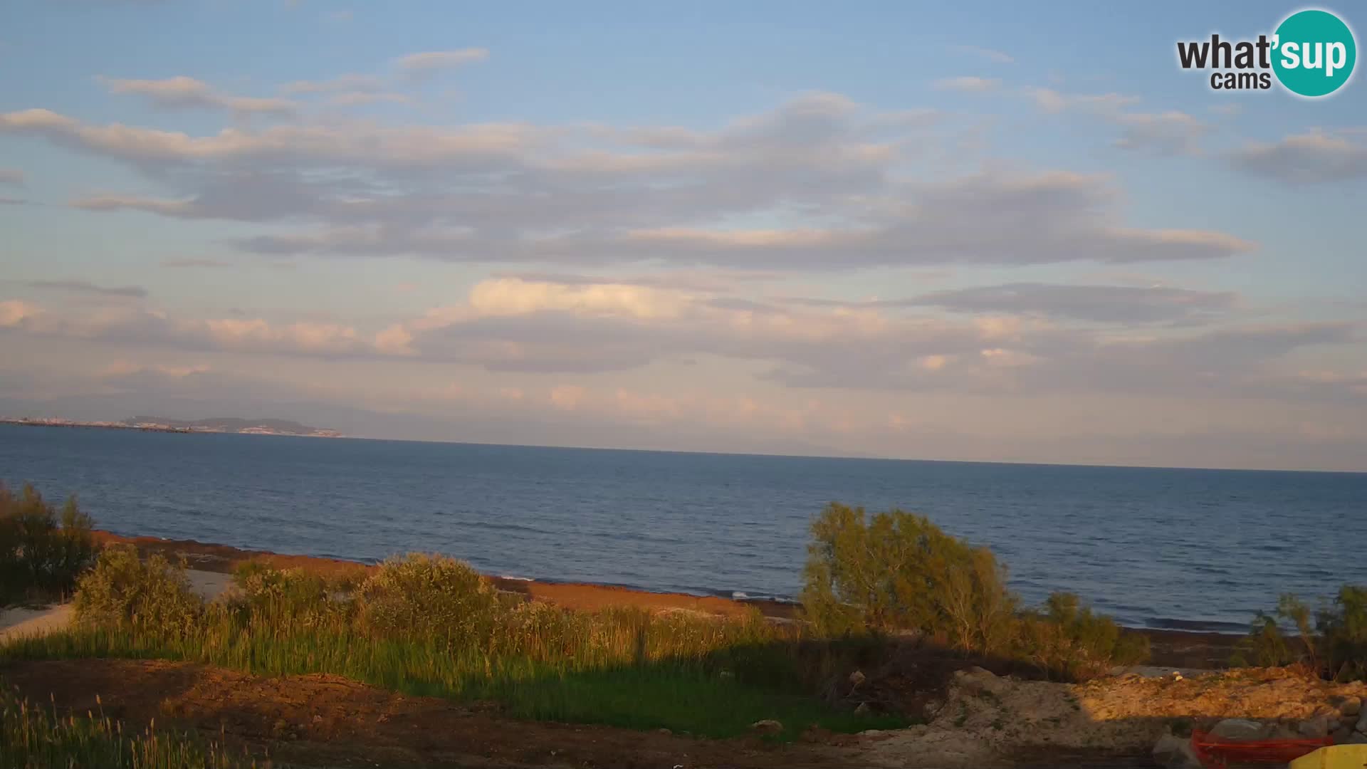 Web kamera uživo Capoterra – plaža La Maddalena – Sardinija – Italija