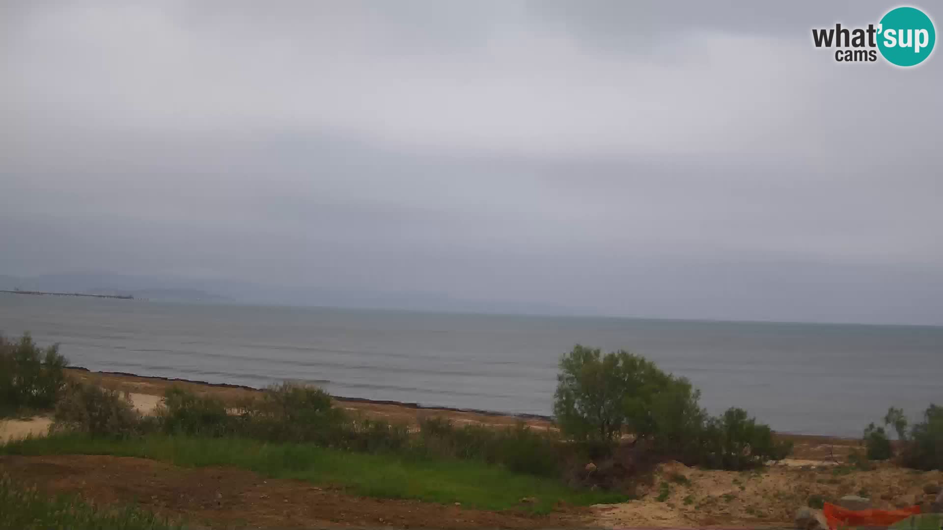 Webcam en direct Capoterra – Plage de La Maddalena – Sardaigne – Italie