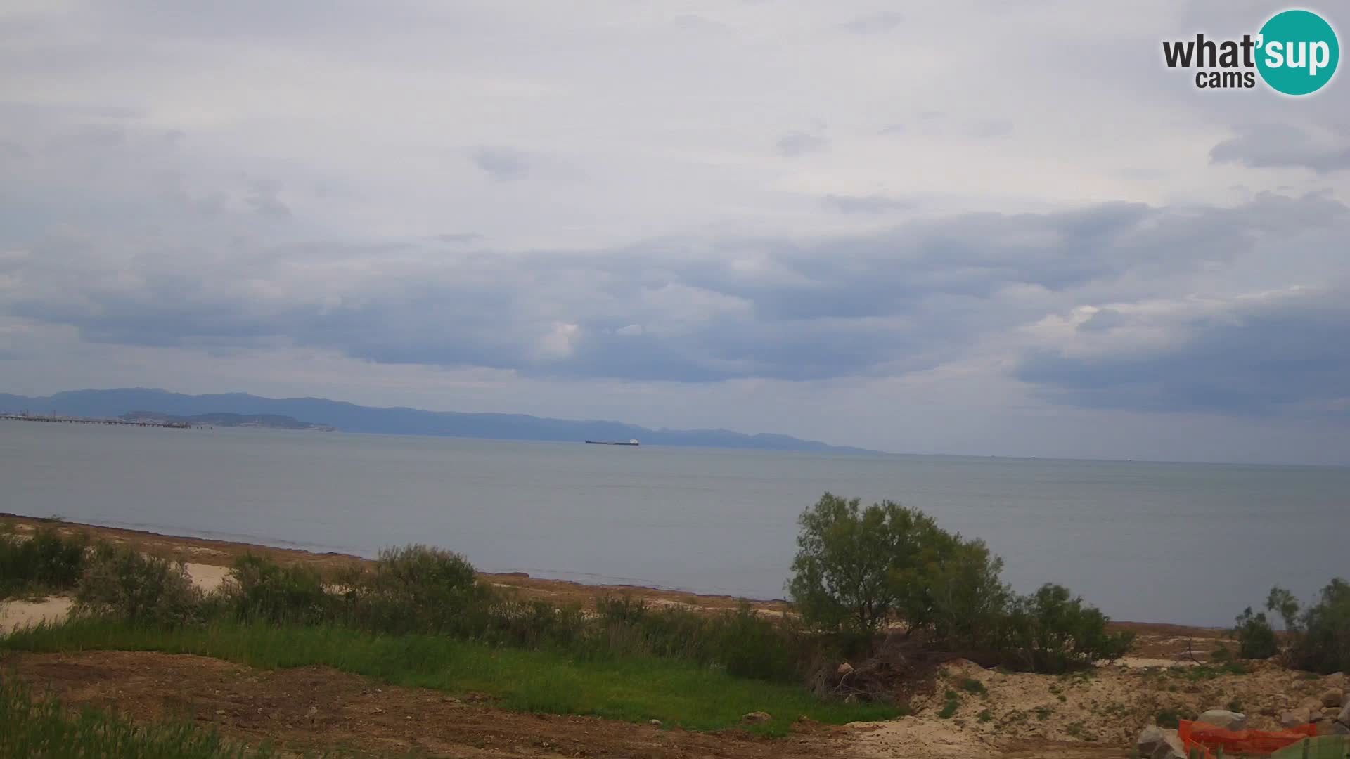 Live webcam Capoterra – Spiaggia della Maddalena – Sardegna – Italia