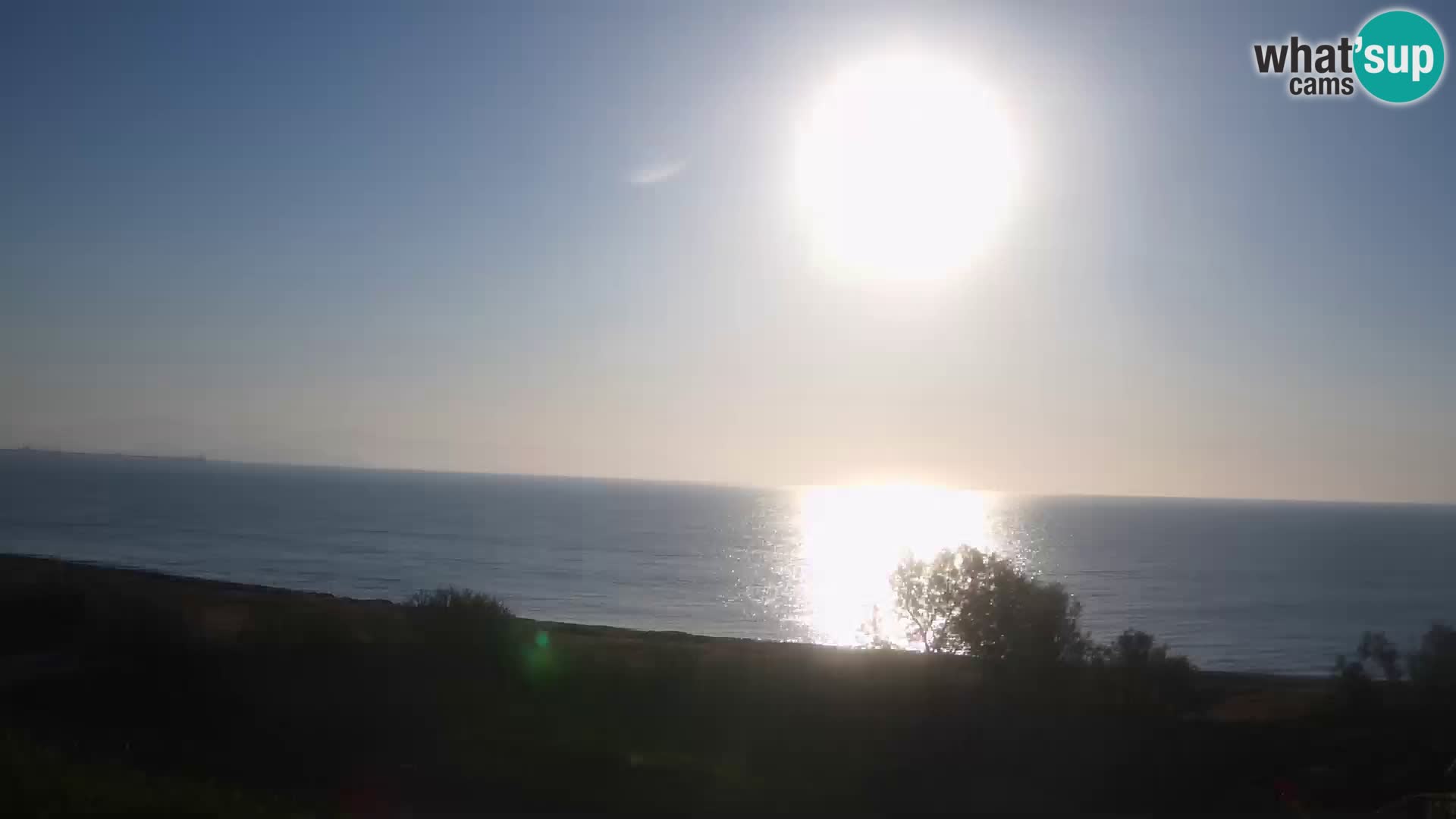 Webcam en vivo Capoterra – Playa La Maddalena – Cerdeña – Italia