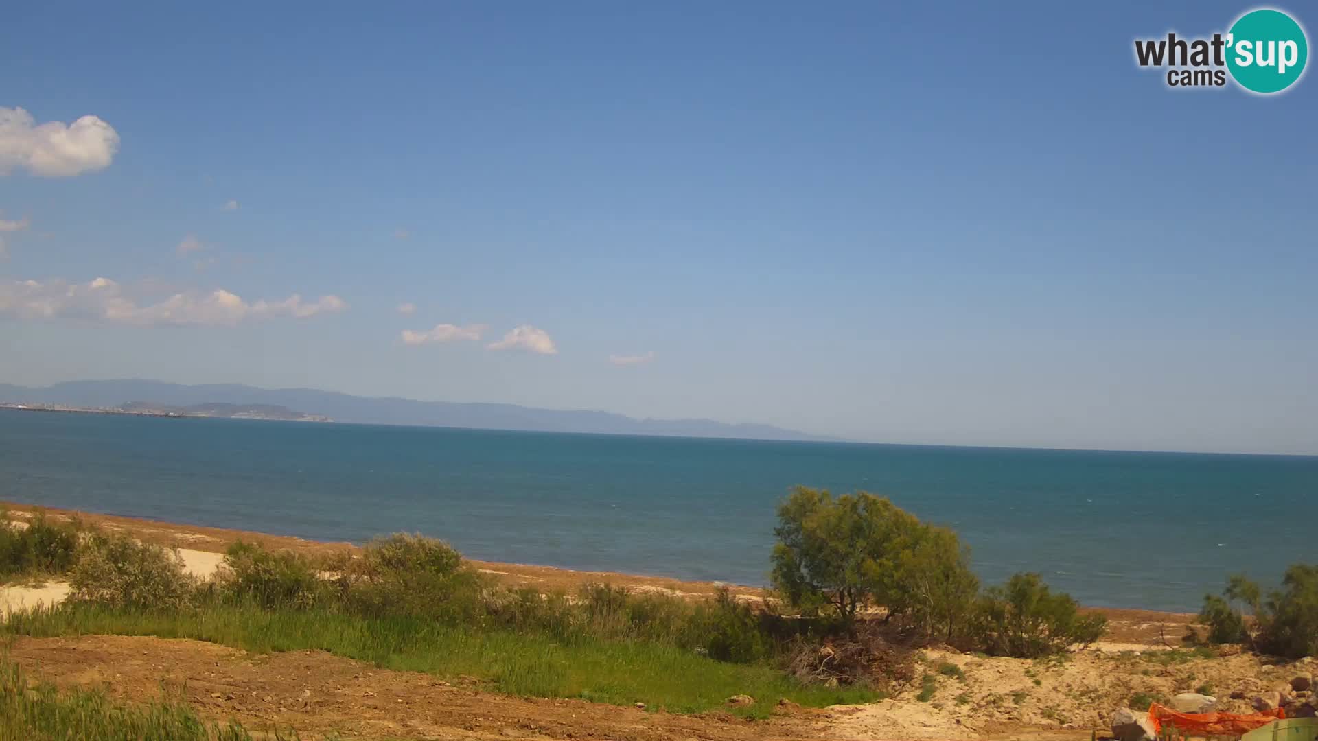 Spletna kamera v živo Capoterra – plaža La Maddalena – Sardinija – Italija