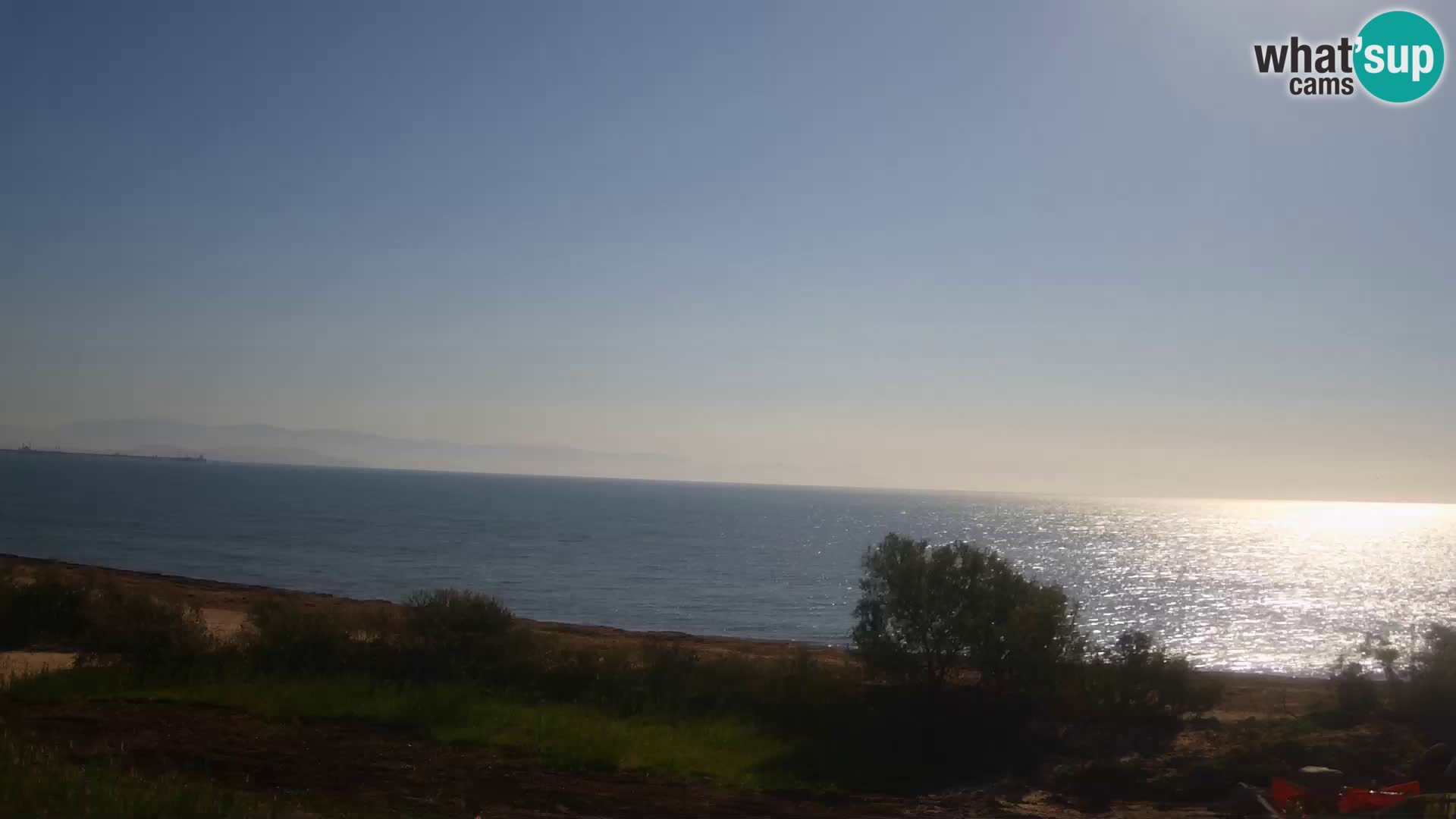 Live webcam Capoterra – Spiaggia della Maddalena – Sardegna – Italia