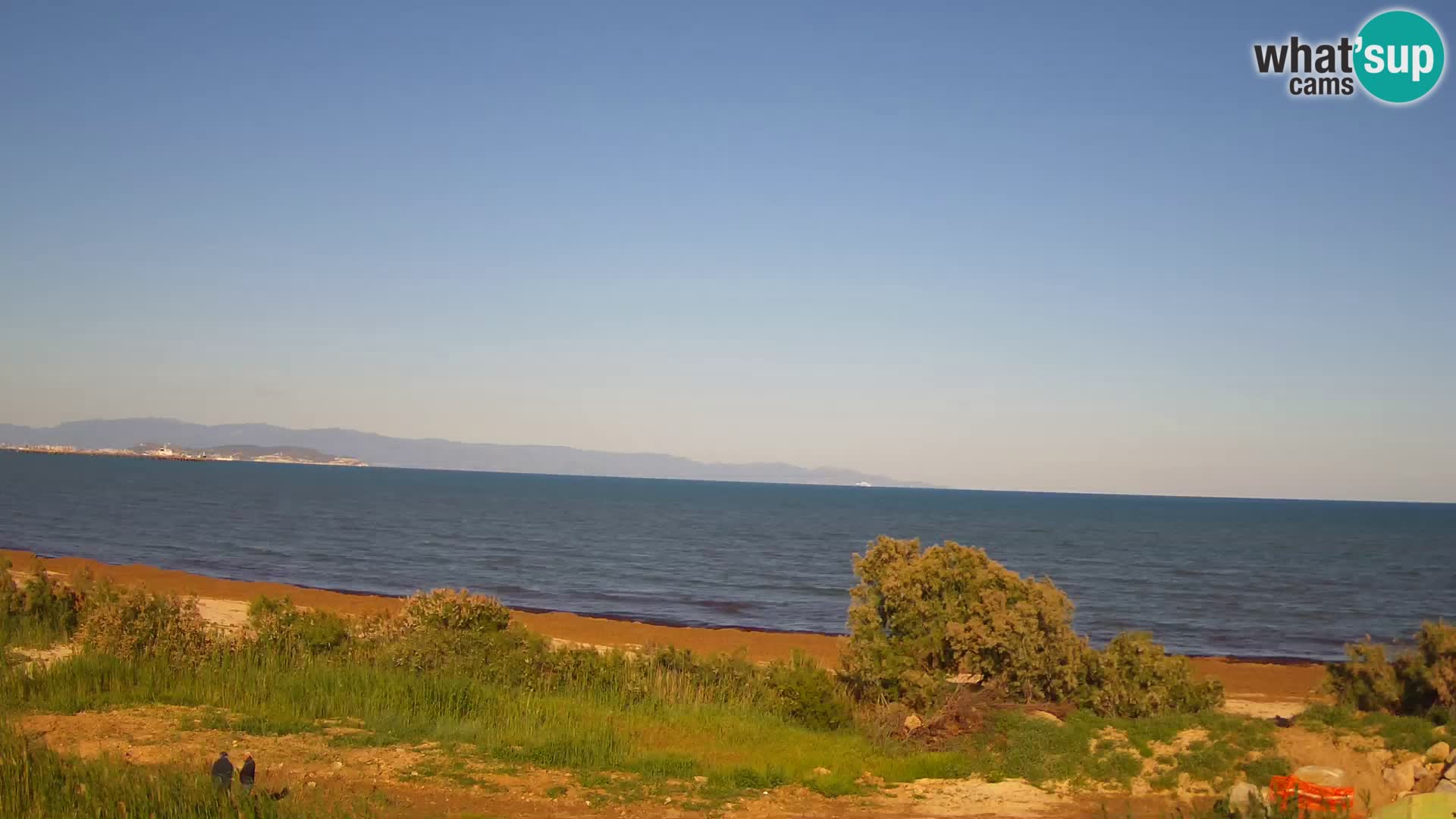 Webcam en vivo Capoterra – Playa La Maddalena – Cerdeña – Italia