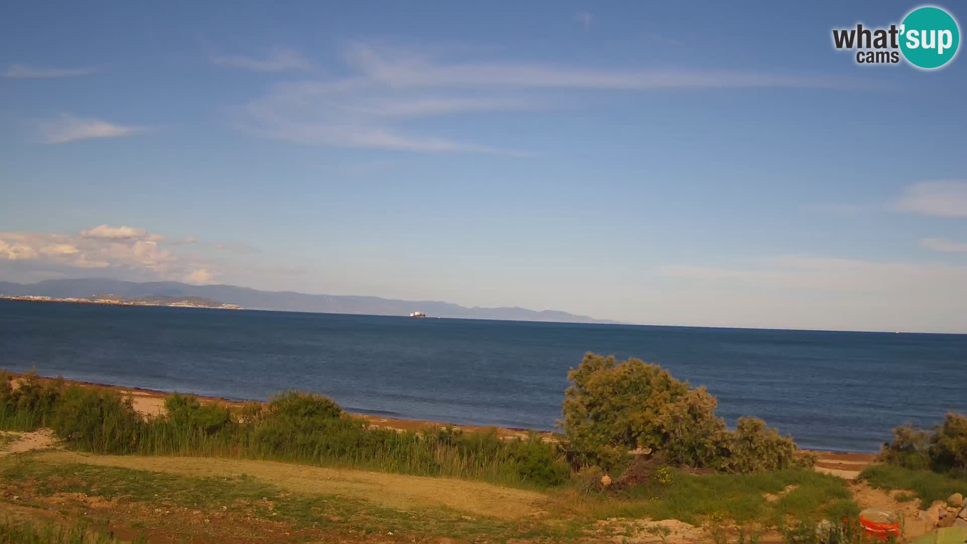 Live webcam Capoterra – La Maddalena beach – Sardinia – Italy