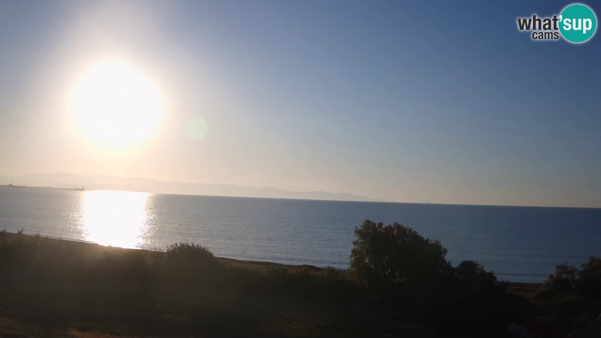 Live webcam Capoterra – La Maddalena beach – Sardinia – Italy