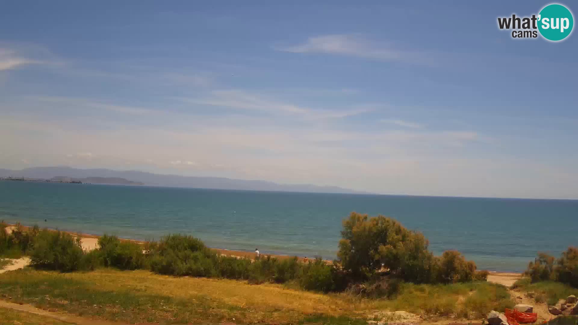 Live Webcam Capoterra – La Maddalena Strand – Sardinien – Italien