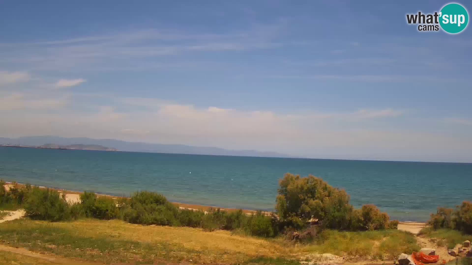 Web kamera uživo Capoterra – plaža La Maddalena – Sardinija – Italija