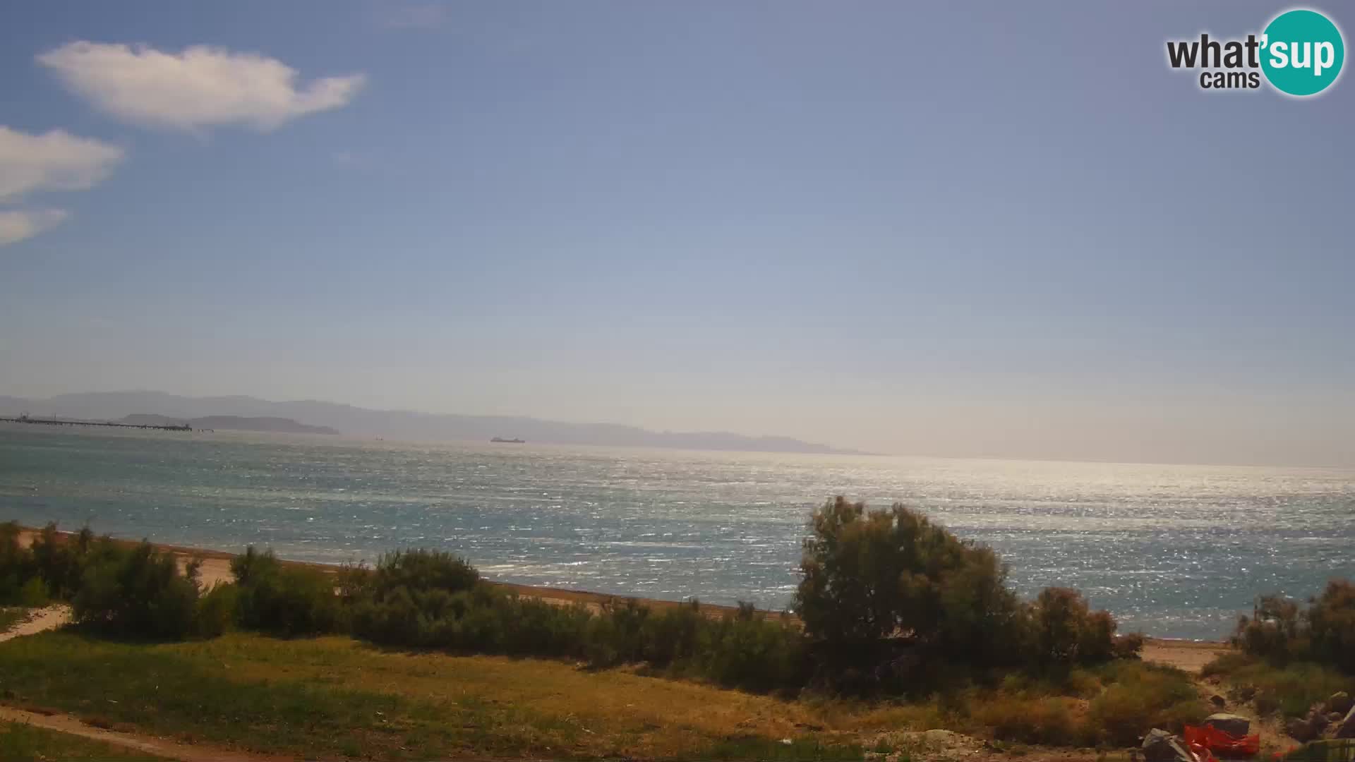 Webcam en vivo Capoterra – Playa La Maddalena – Cerdeña – Italia