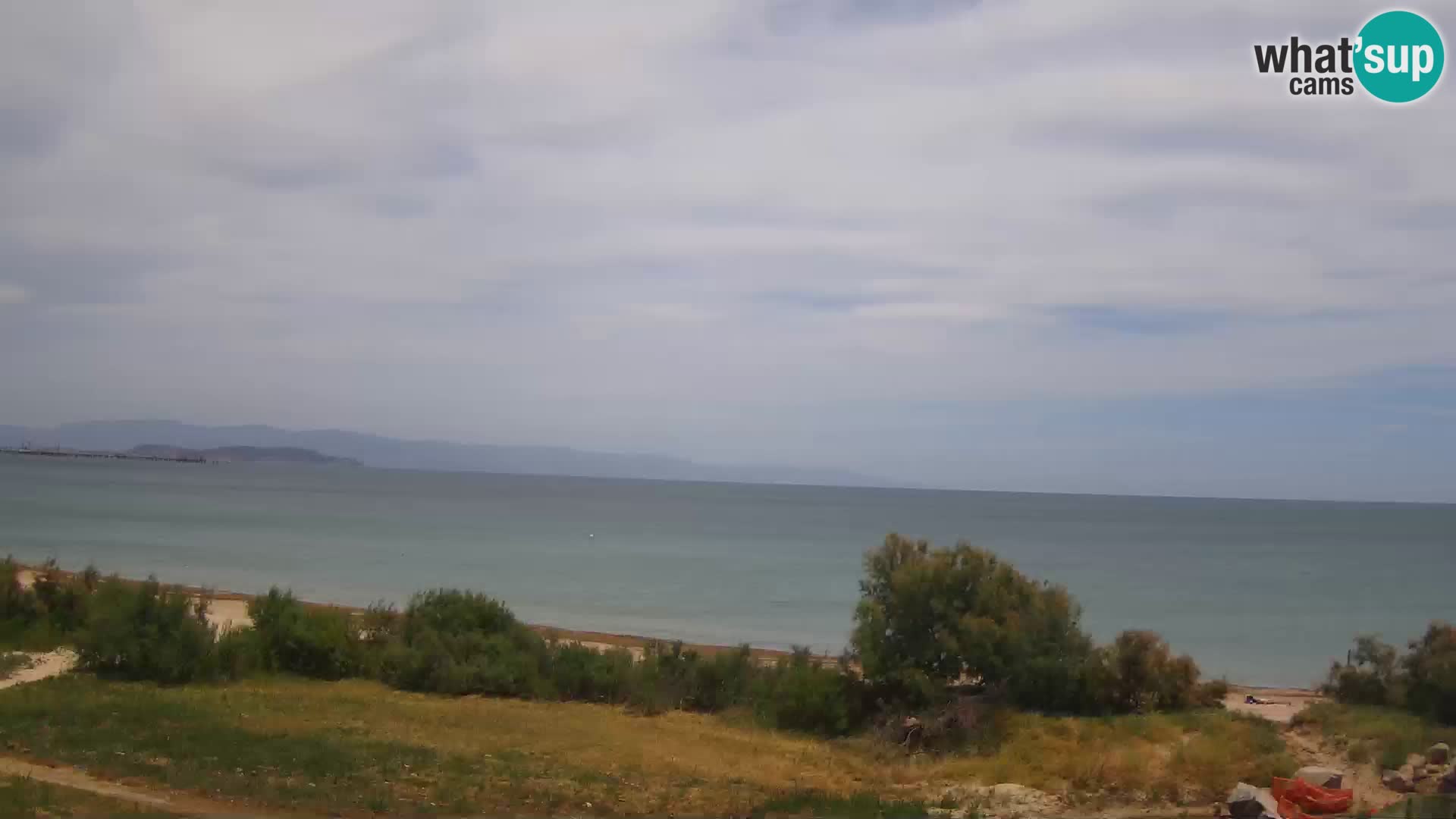 Live webcam Capoterra – Spiaggia della Maddalena – Sardegna – Italia