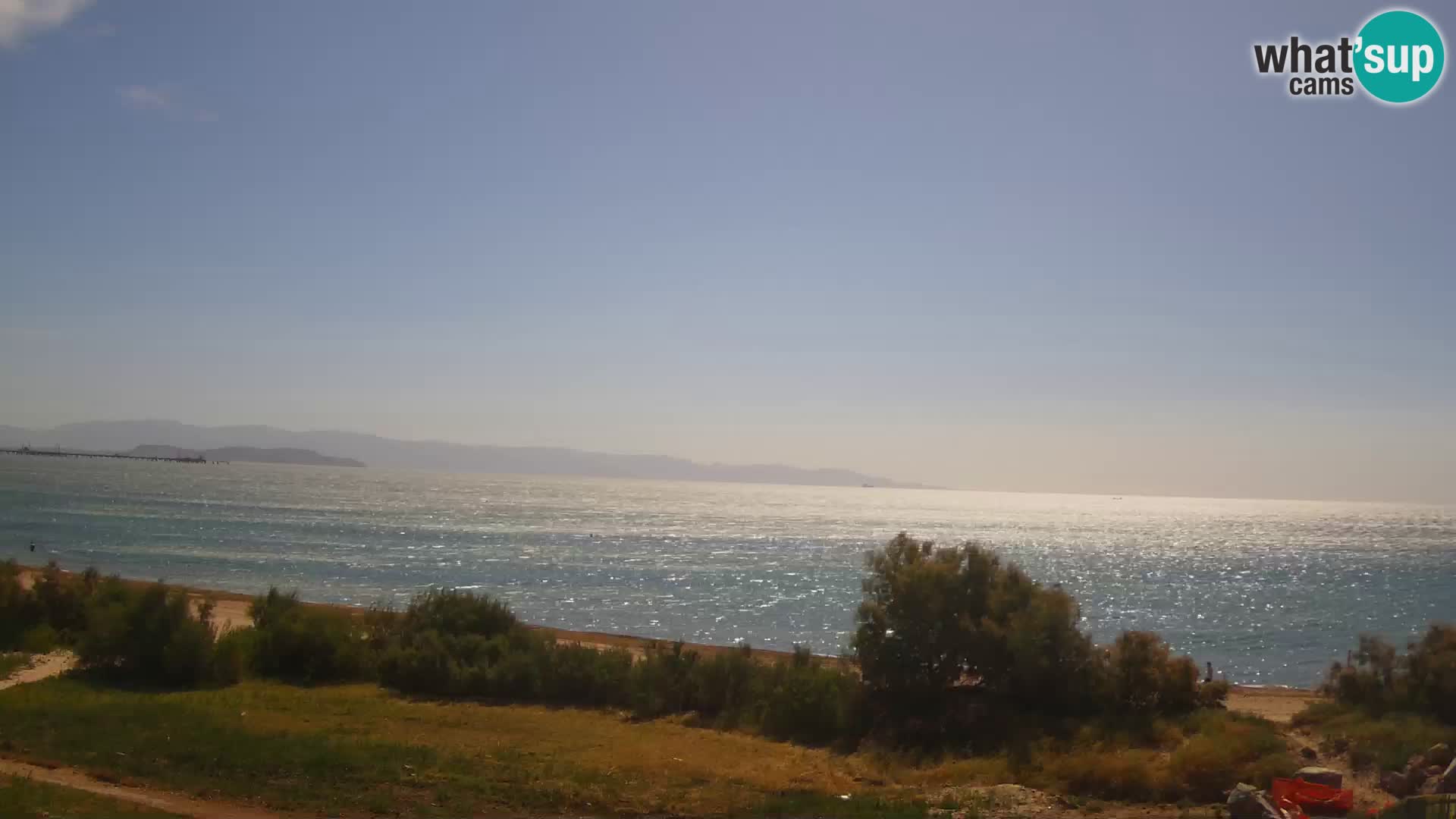 Webcam en vivo Capoterra – Playa La Maddalena – Cerdeña – Italia