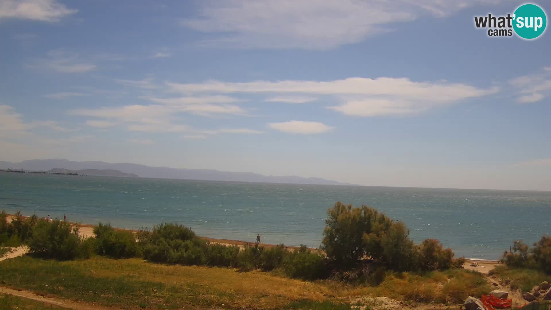 Live Webcam Capoterra – La Maddalena Strand – Sardinien – Italien