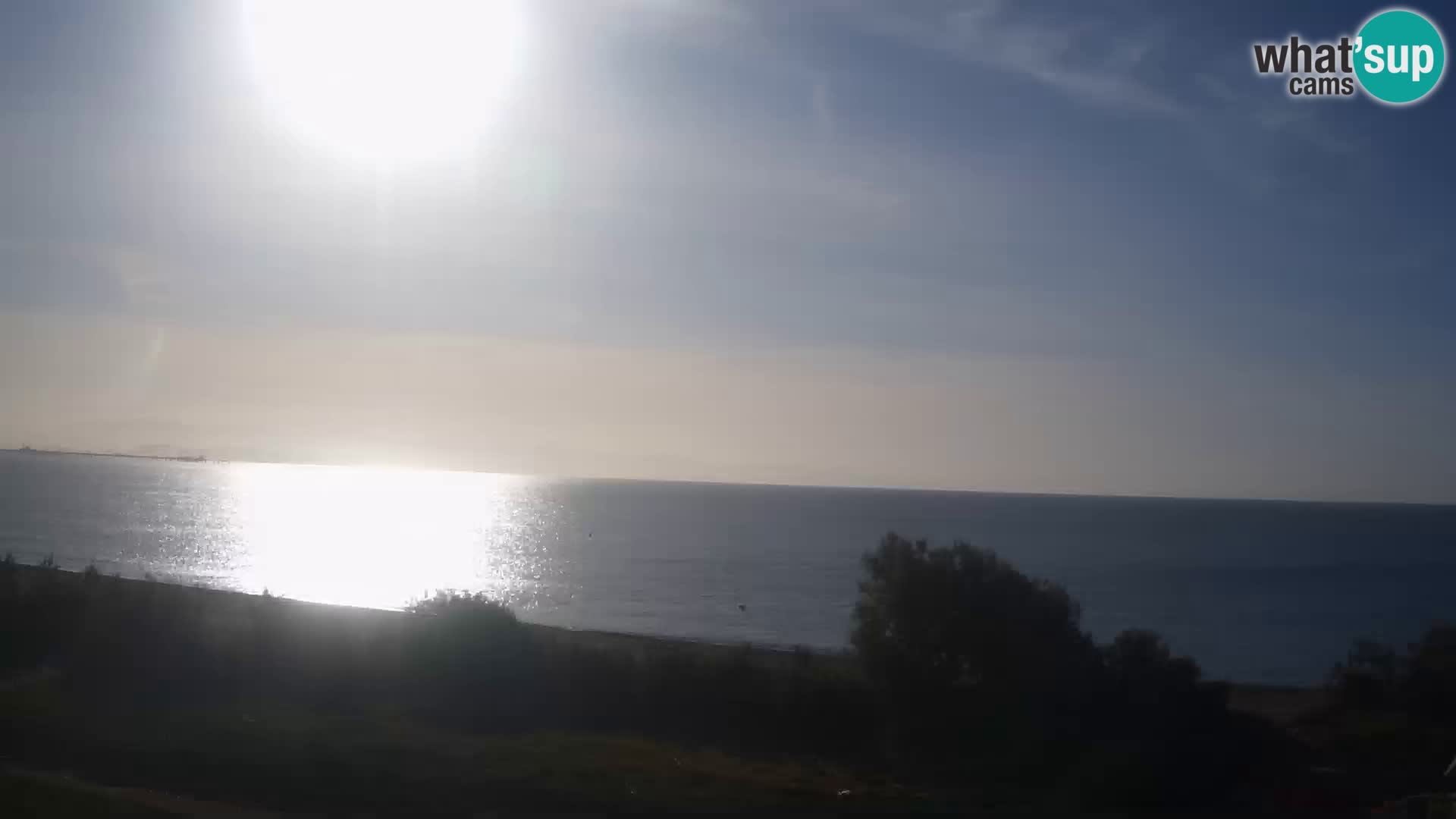 Webcam en vivo Capoterra – Playa La Maddalena – Cerdeña – Italia