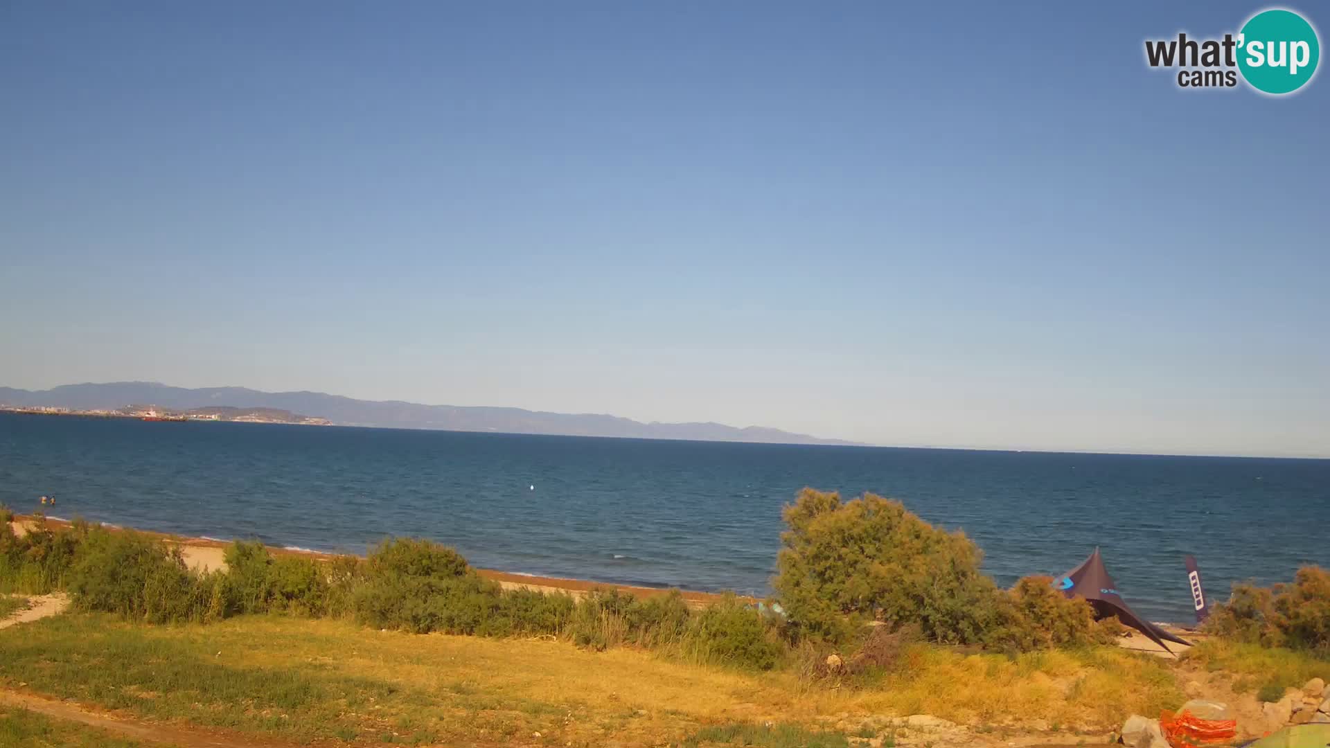 Live webcam Capoterra – La Maddalena beach – Sardinia – Italy