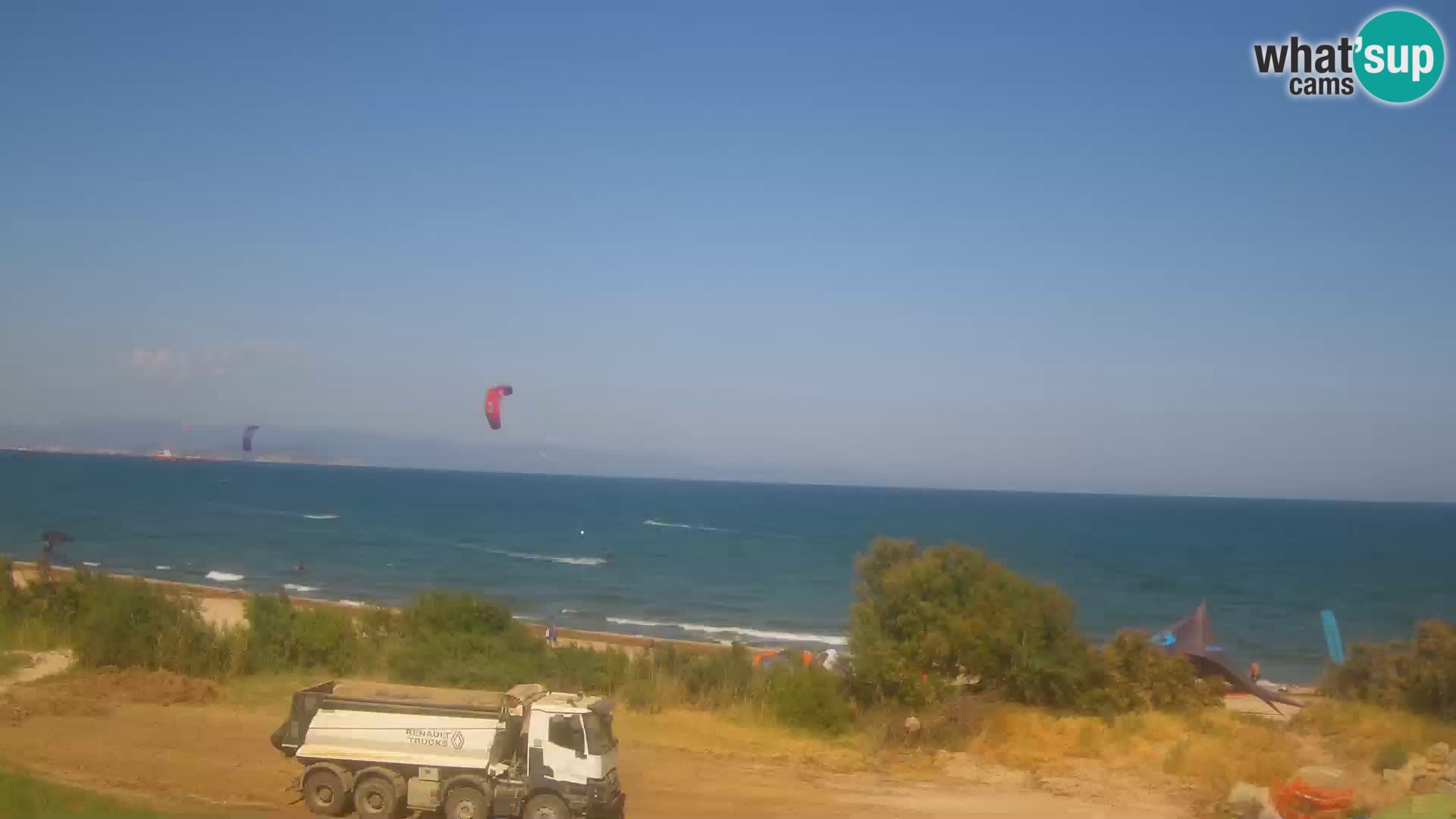 Webcam en vivo Capoterra – Playa La Maddalena – Cerdeña – Italia