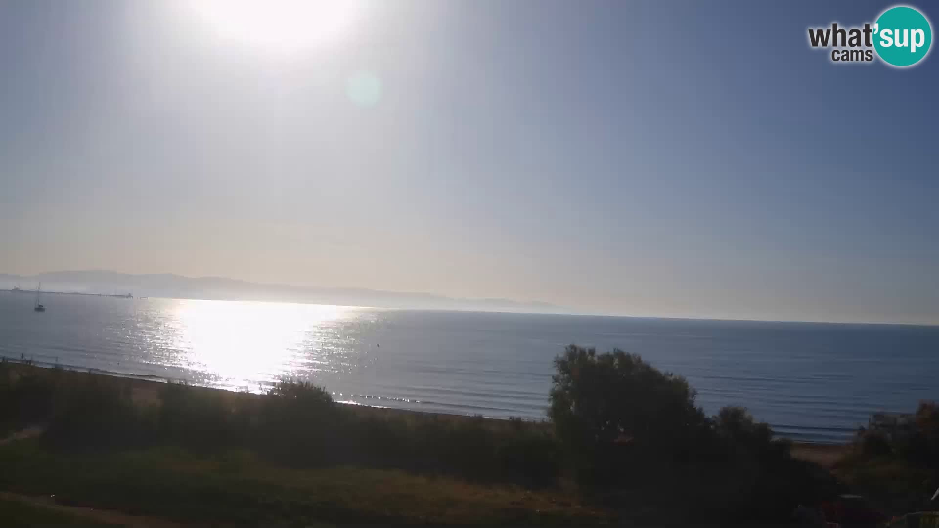 Webcam en vivo Capoterra – Playa La Maddalena – Cerdeña – Italia