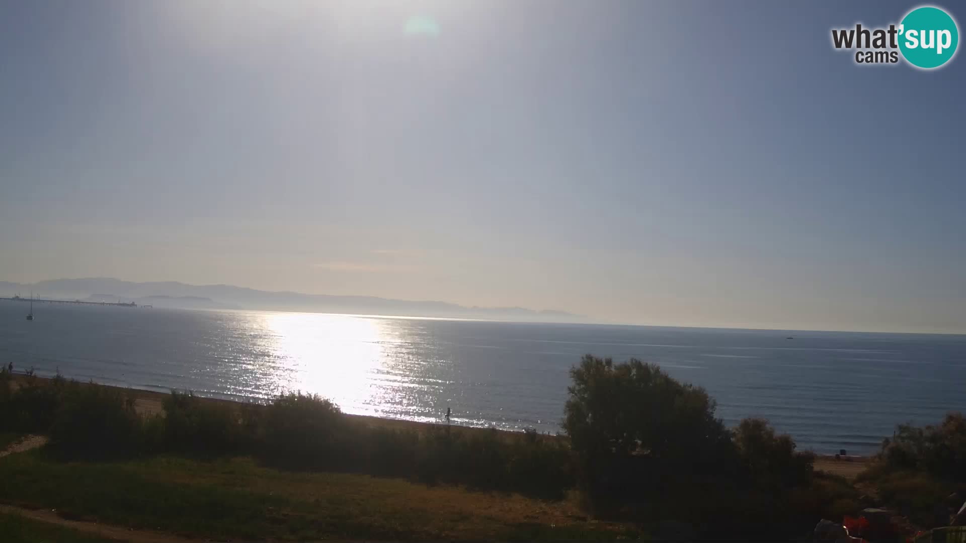 Live webcam Capoterra – Spiaggia della Maddalena – Sardegna – Italia