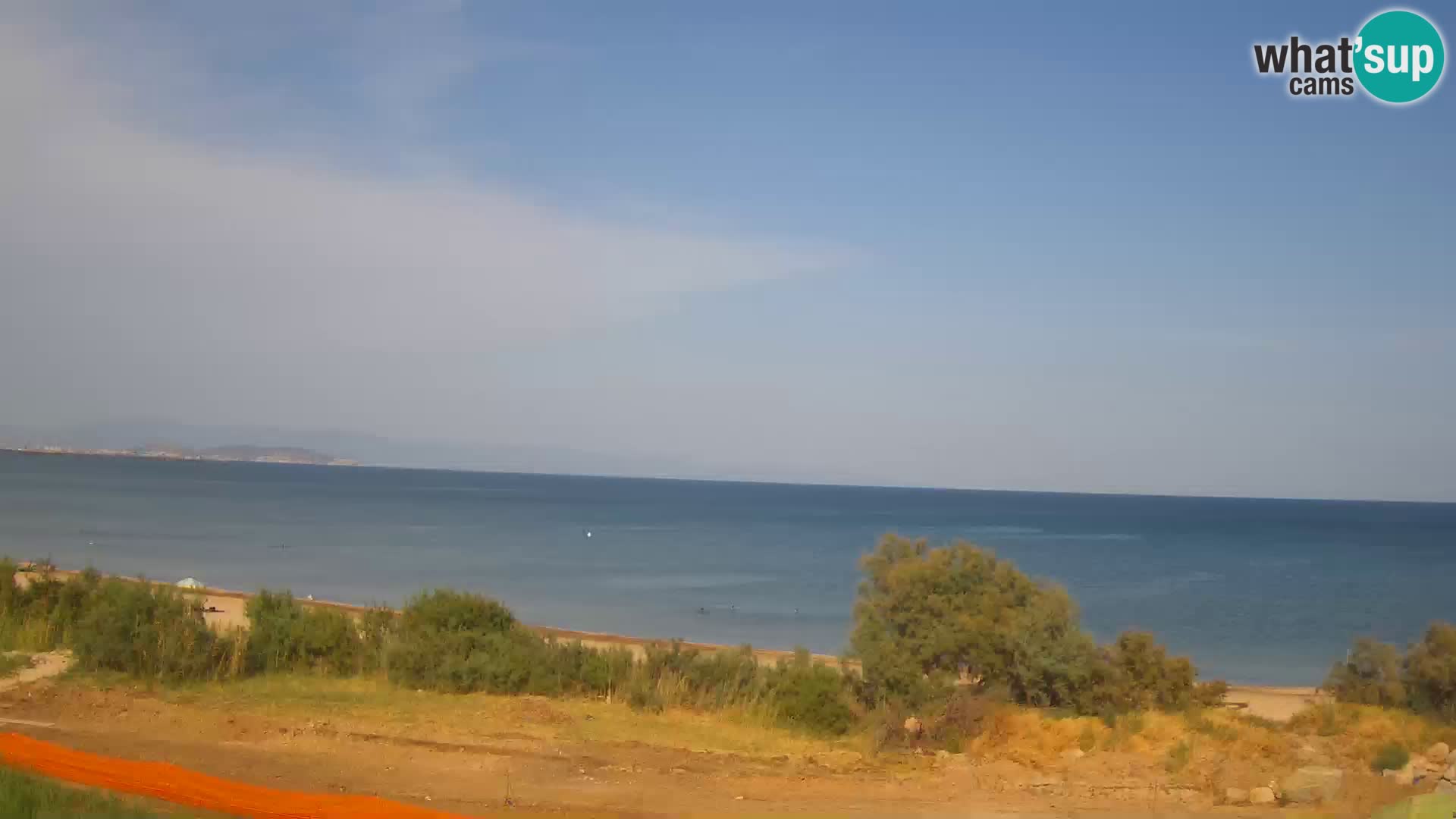 Live webcam Capoterra – Spiaggia della Maddalena – Sardegna – Italia