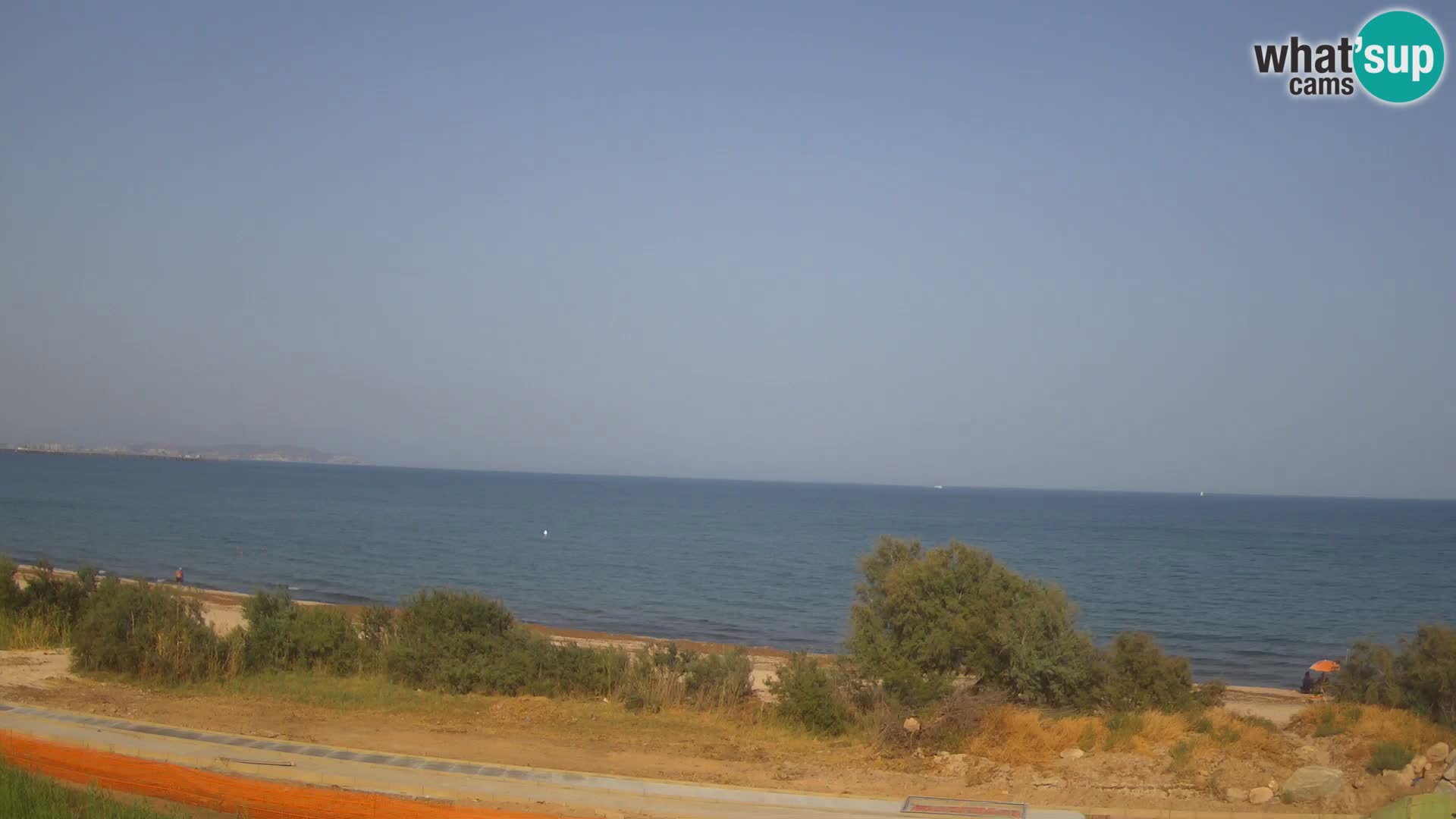 Live webcam Capoterra – La Maddalena beach – Sardinia – Italy