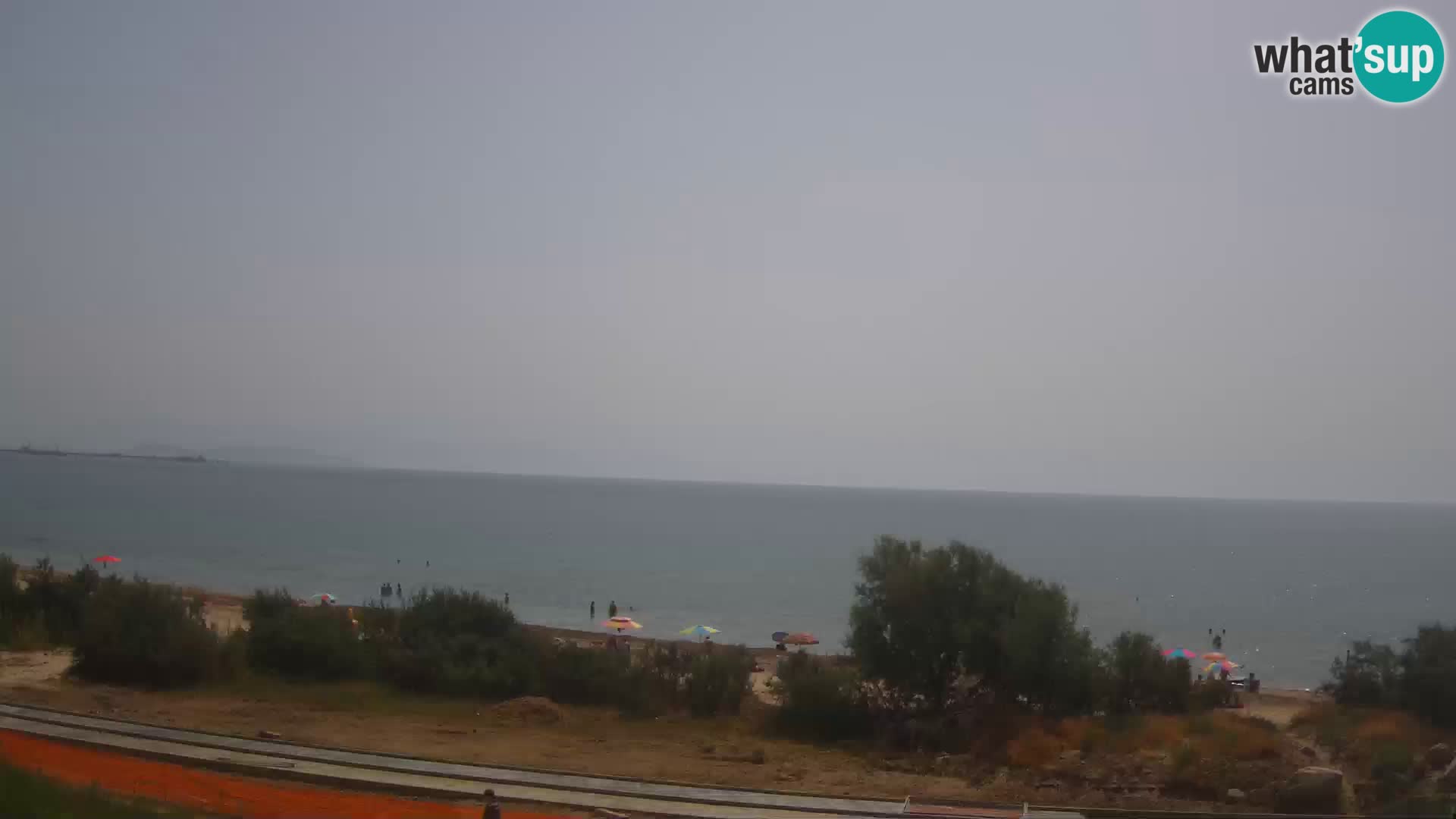 Live webcam Capoterra – La Maddalena beach – Sardinia – Italy