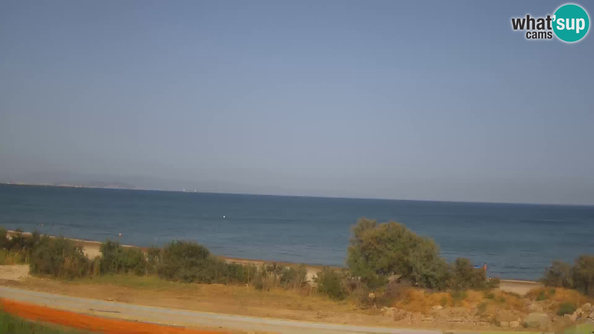 Live webcam Capoterra – La Maddalena beach – Sardinia – Italy