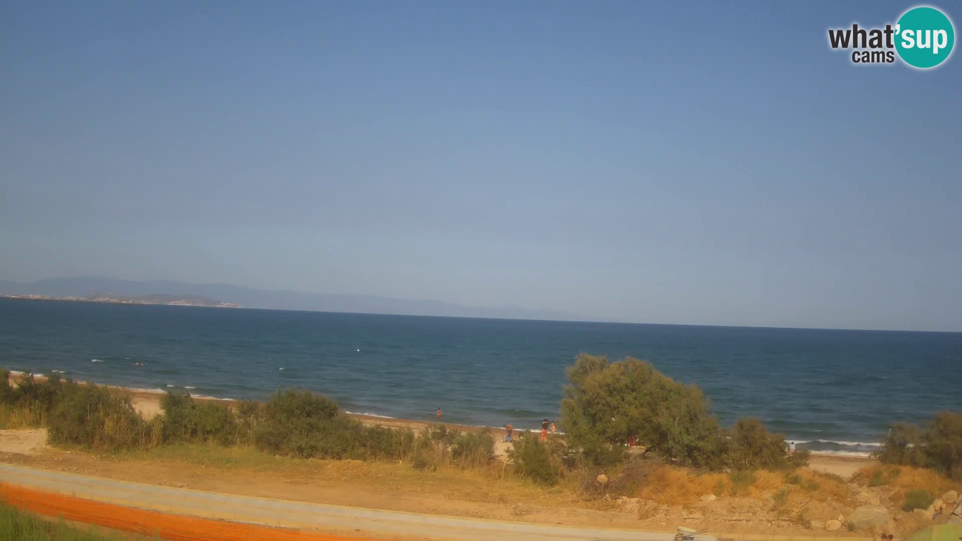 Webcam en direct Capoterra – Plage de La Maddalena – Sardaigne – Italie