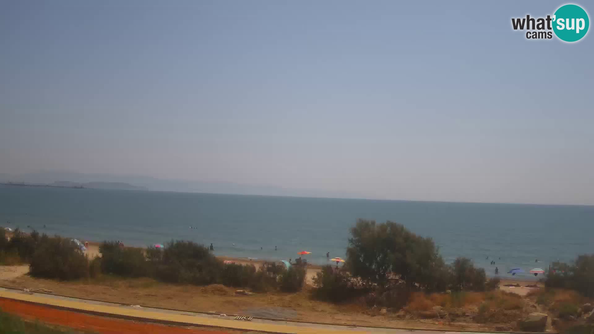 Live webcam Capoterra – La Maddalena beach – Sardinia – Italy