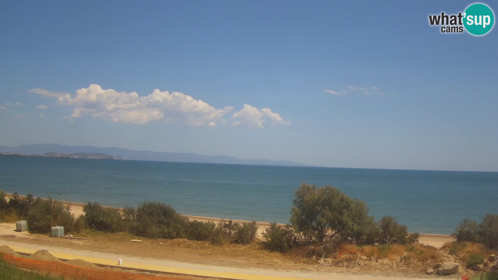 Webcam en vivo Capoterra – Playa La Maddalena – Cerdeña – Italia