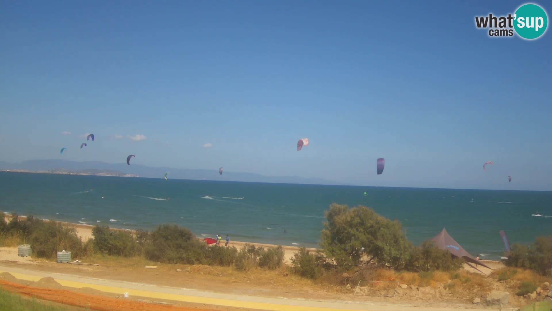Live webcam Capoterra – Spiaggia della Maddalena – Sardegna – Italia