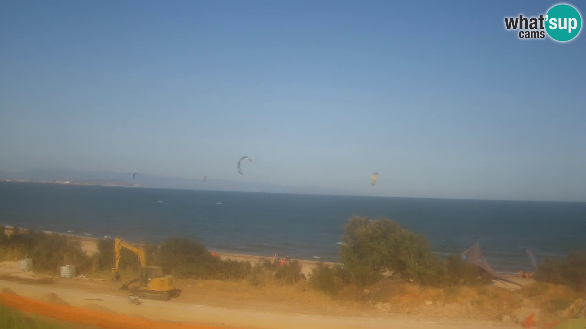 Webcam en direct Capoterra – Plage de La Maddalena – Sardaigne – Italie
