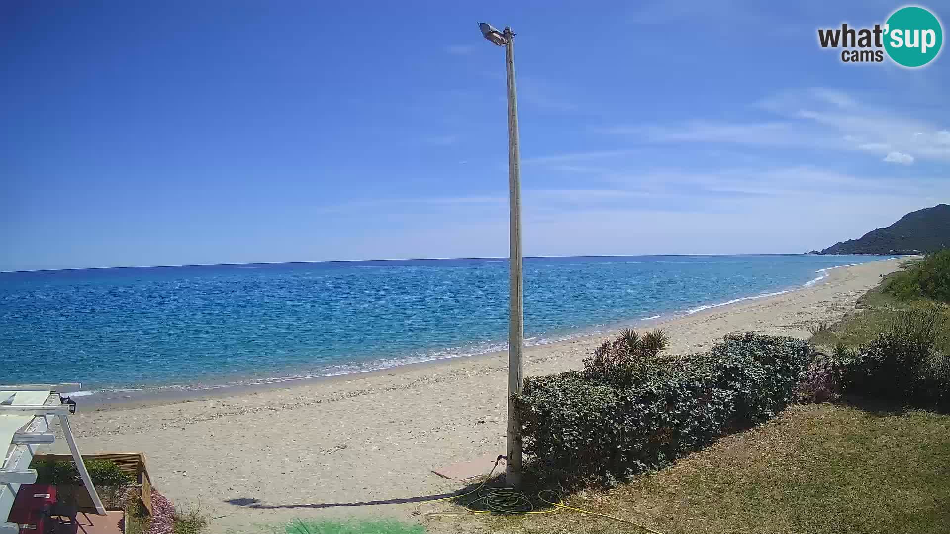 Camera en vivo playa Museddu – Ogliastra – Cerdeña – Italia