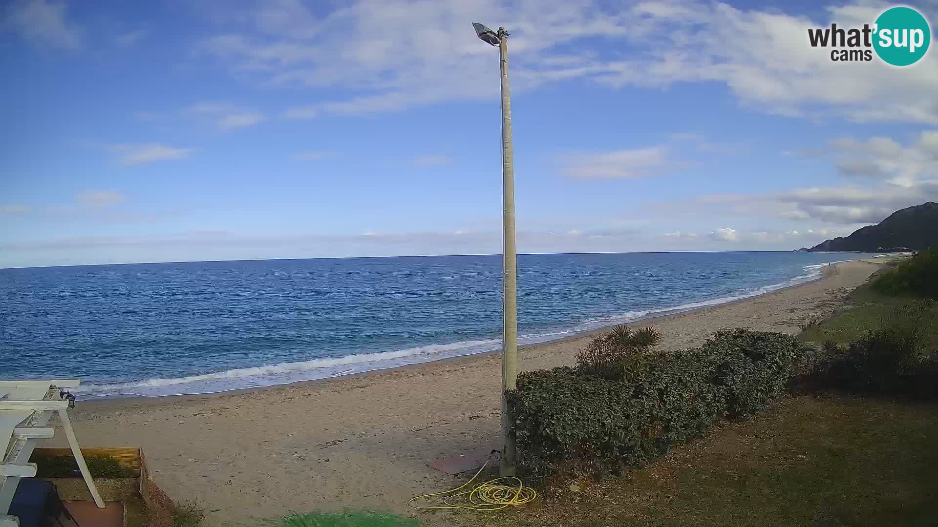 Camera en vivo playa Museddu – Ogliastra – Cerdeña – Italia