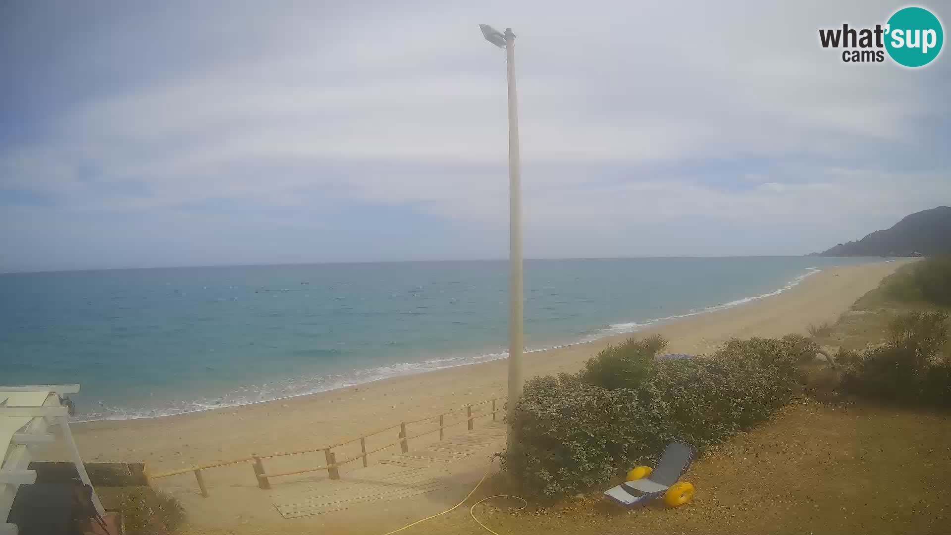 Spletna kamera plaža Museddu – Ogliastra – Sardinija – Italija