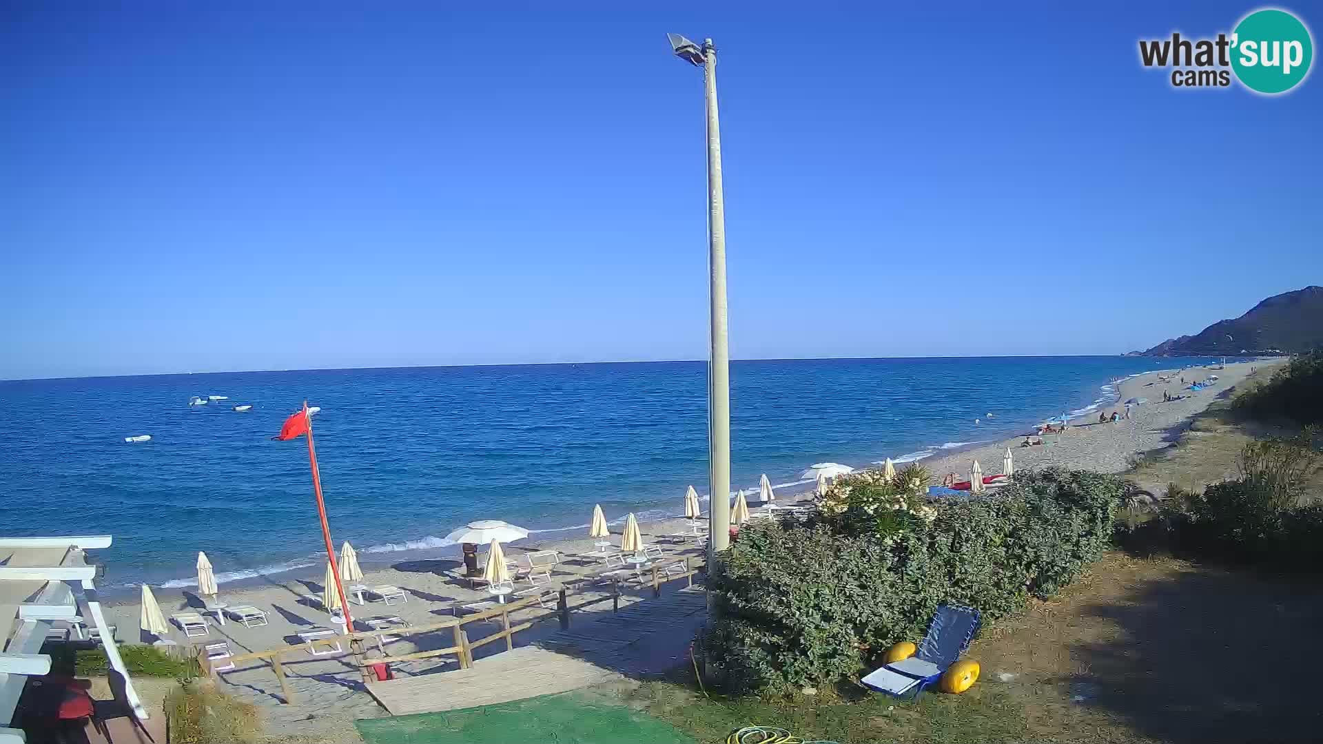 Web kamera plaža Museddu – Ogliastra – Sardinija – Italija