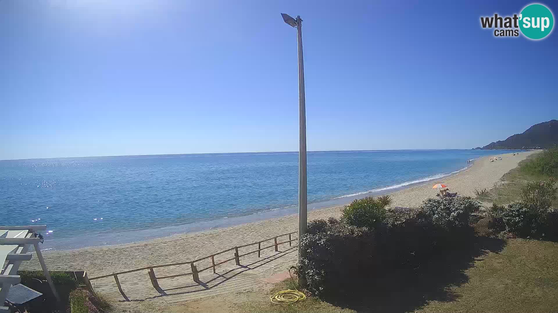 Webcam plage Museddu – Ogliastra livecam Sardaigne – Italie