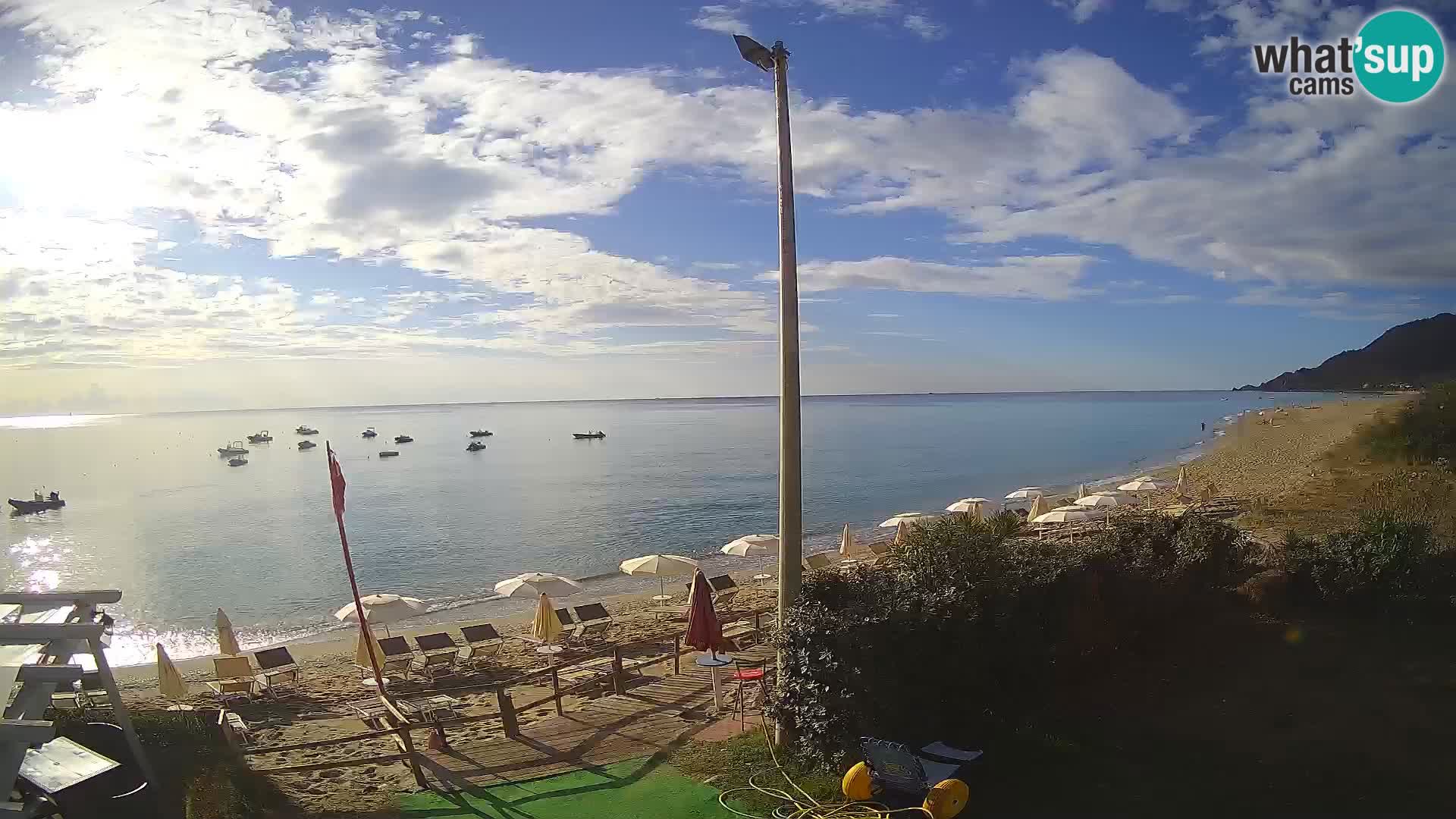 LIVE webcam Museddu beach – Ogliastra – Sardinia – Italy