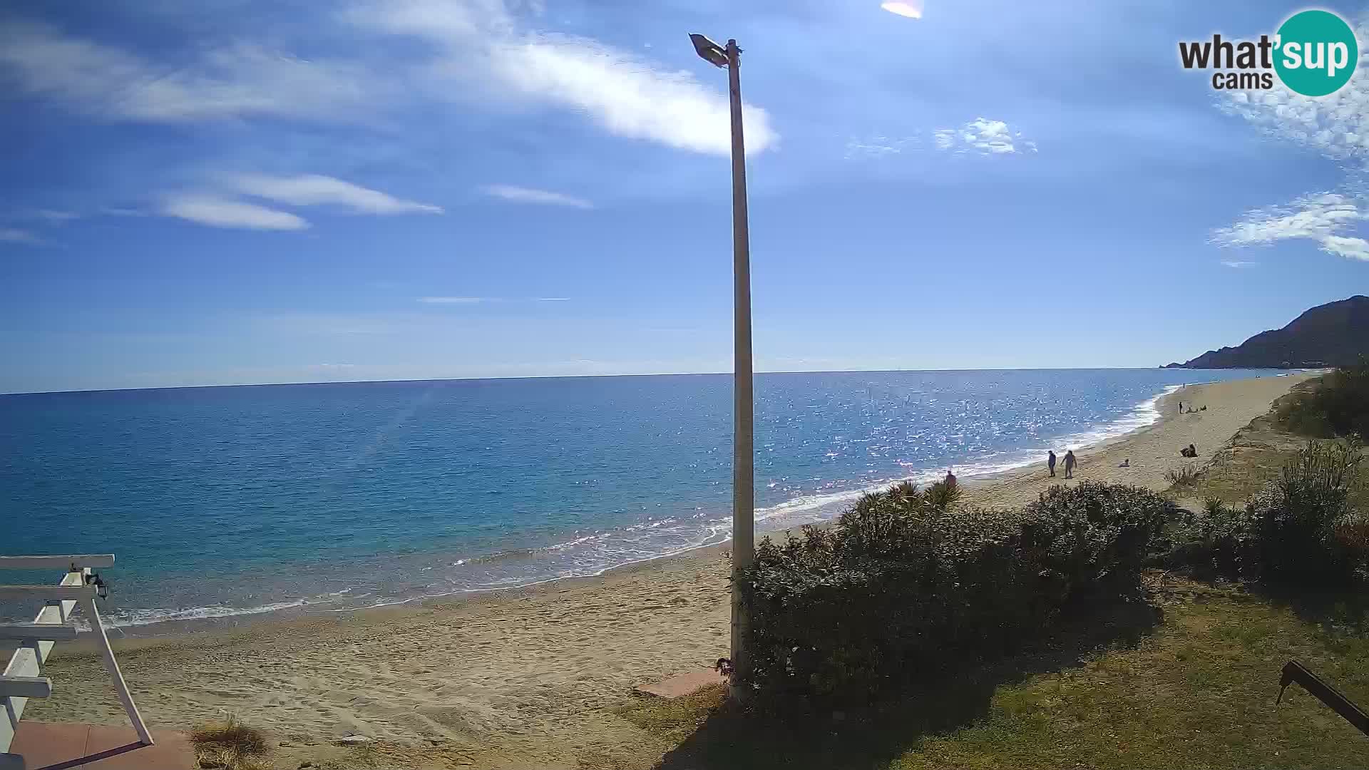 Camera en vivo playa Museddu – Ogliastra – Cerdeña – Italia