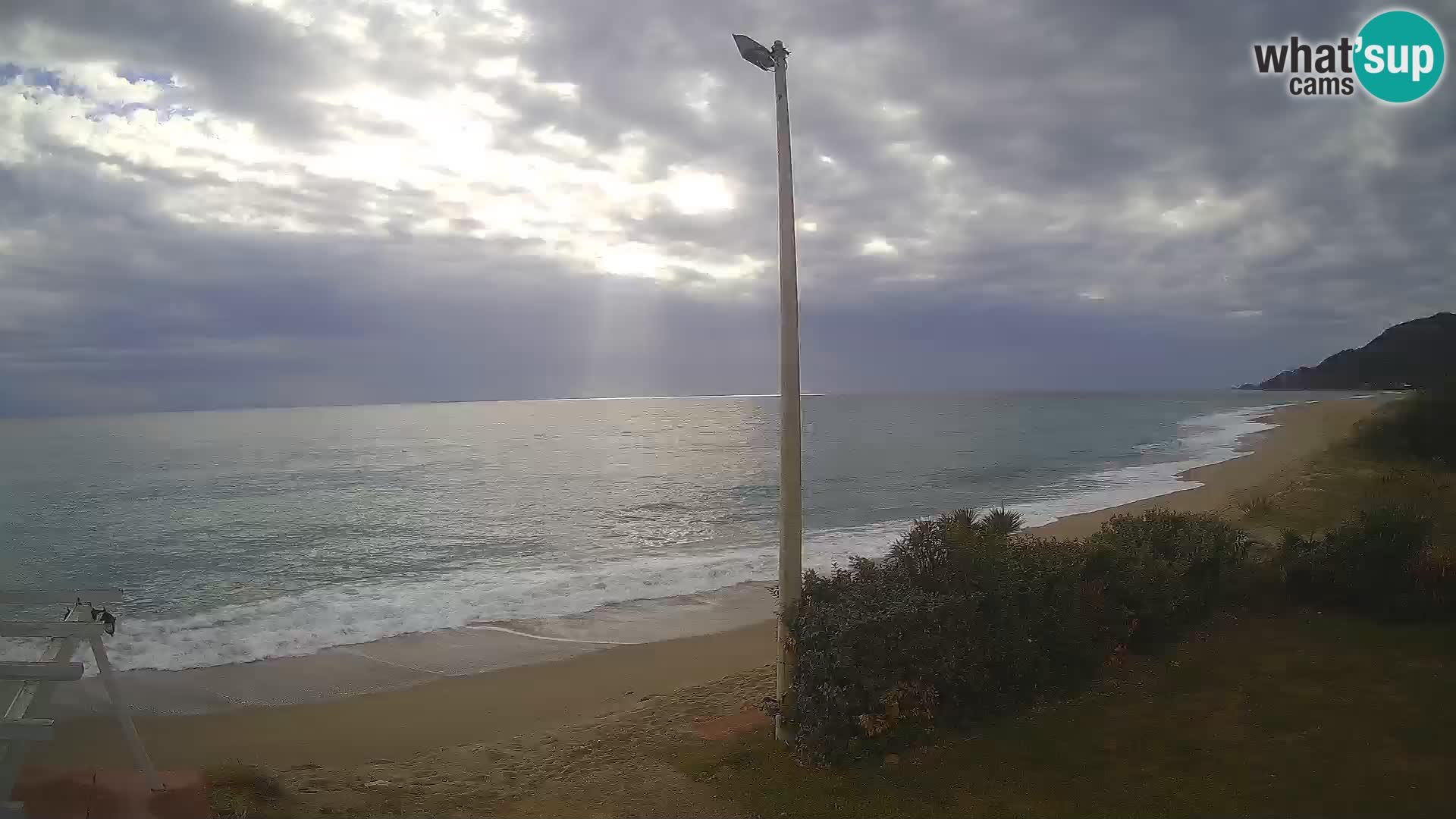 Camera en vivo playa Museddu – Ogliastra – Cerdeña – Italia