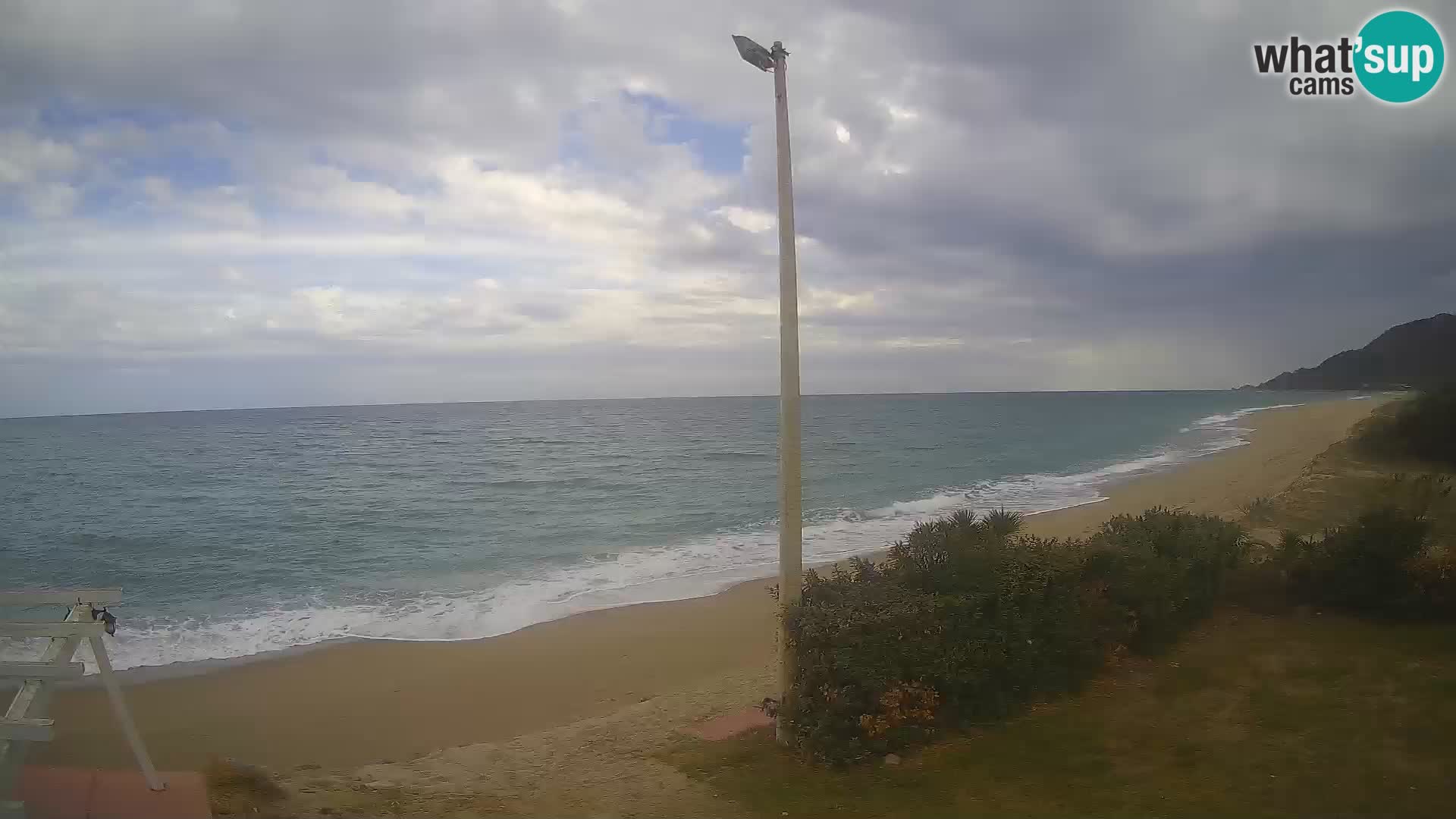 Camera en vivo playa Museddu – Ogliastra – Cerdeña – Italia