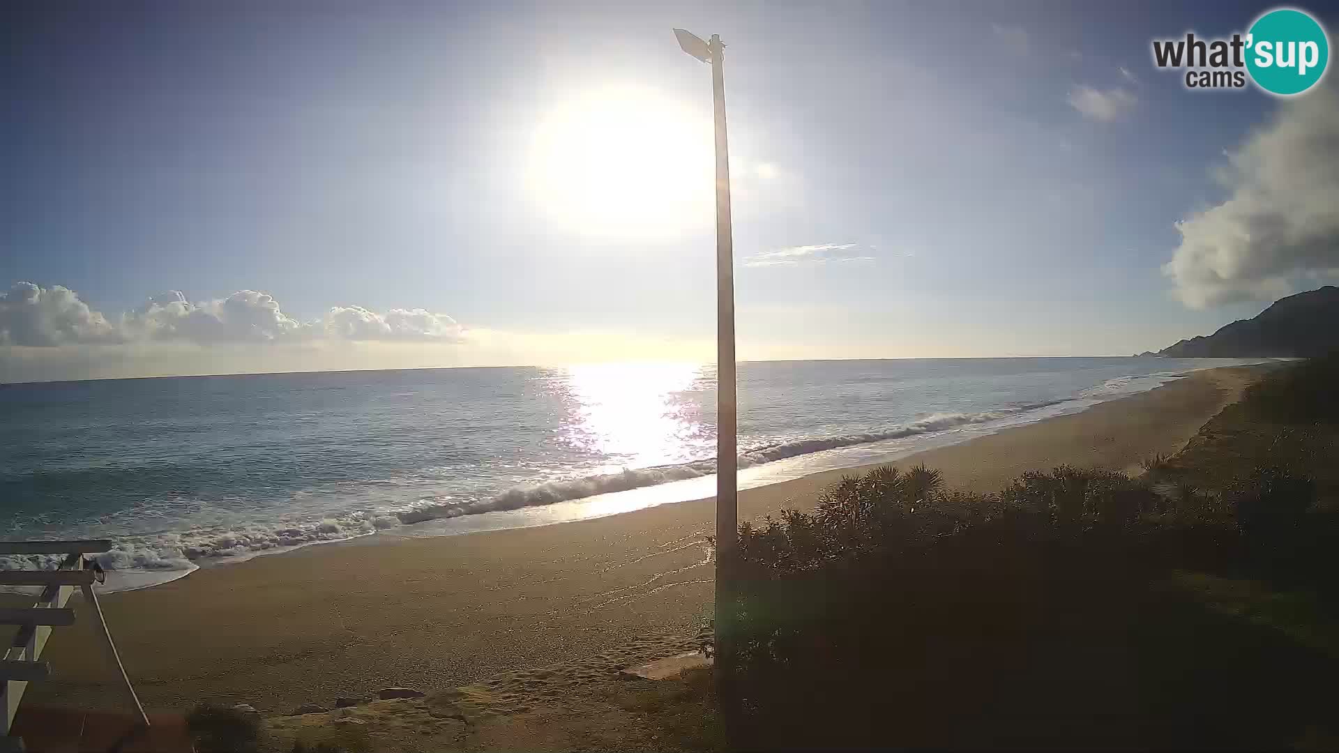 Camera en vivo playa Museddu – Ogliastra – Cerdeña – Italia