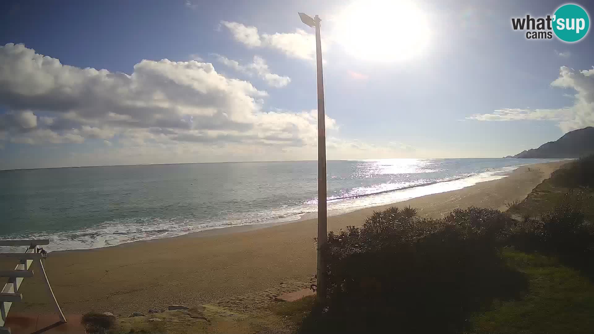 Camera en vivo playa Museddu – Ogliastra – Cerdeña – Italia