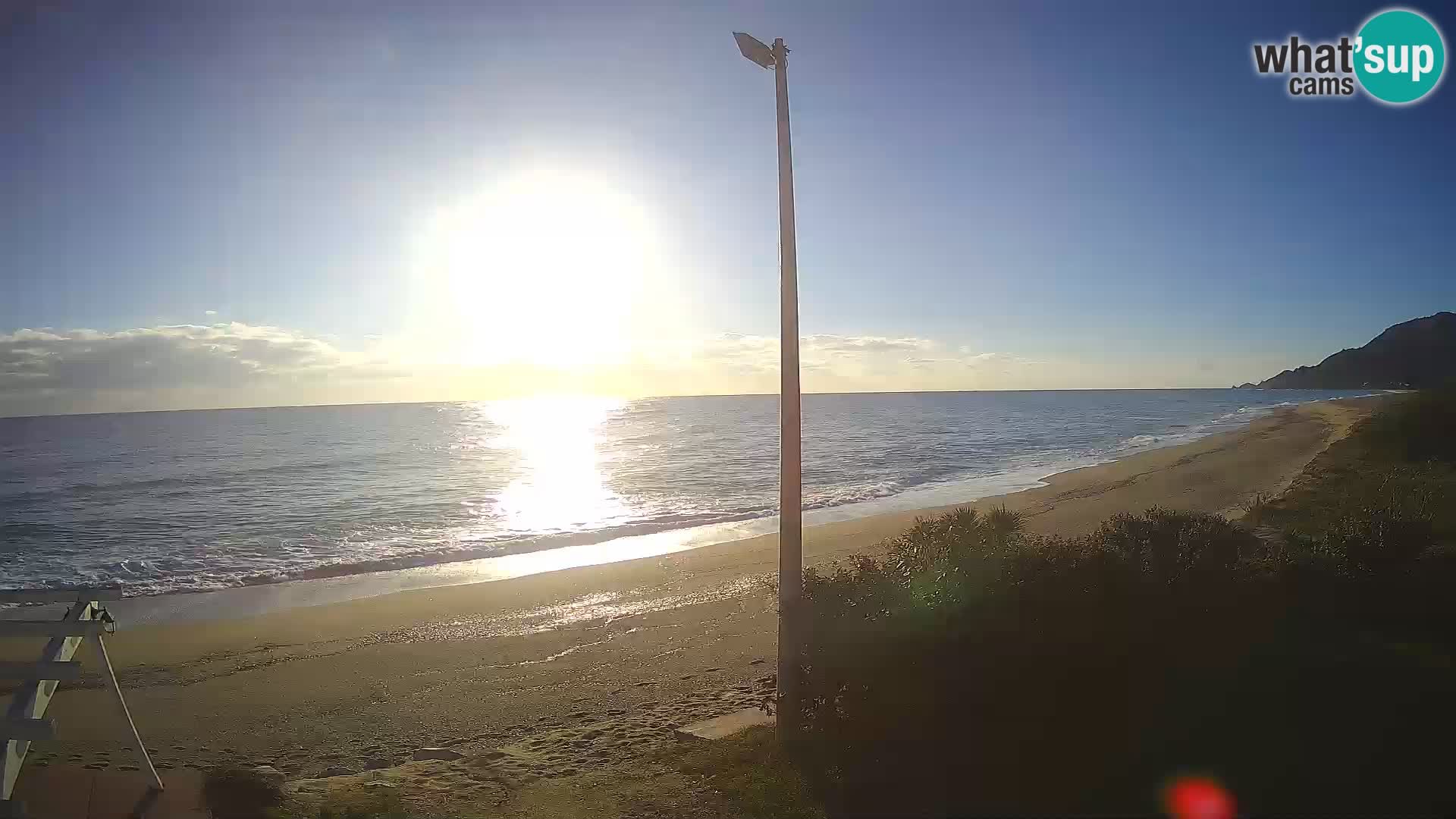 Spletna kamera plaža Museddu – Ogliastra – Sardinija – Italija