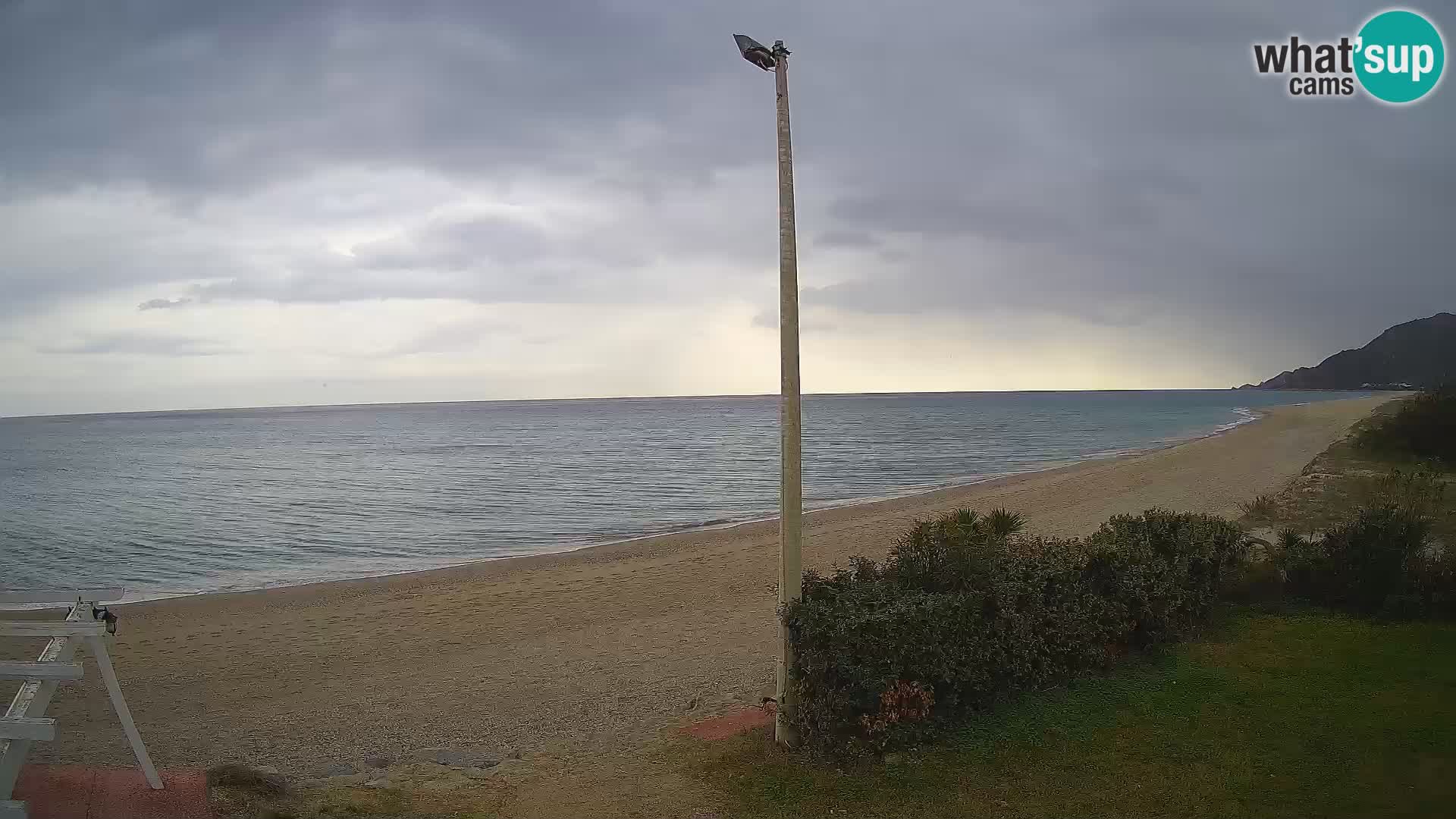 Spletna kamera plaža Museddu – Ogliastra – Sardinija – Italija