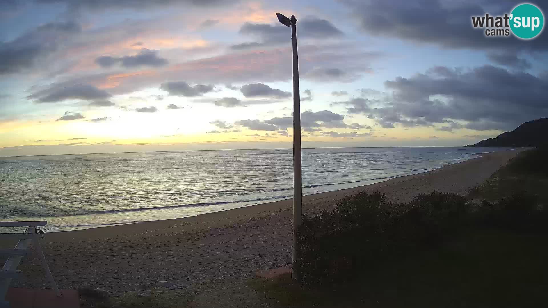 Camera en vivo playa Museddu – Ogliastra – Cerdeña – Italia