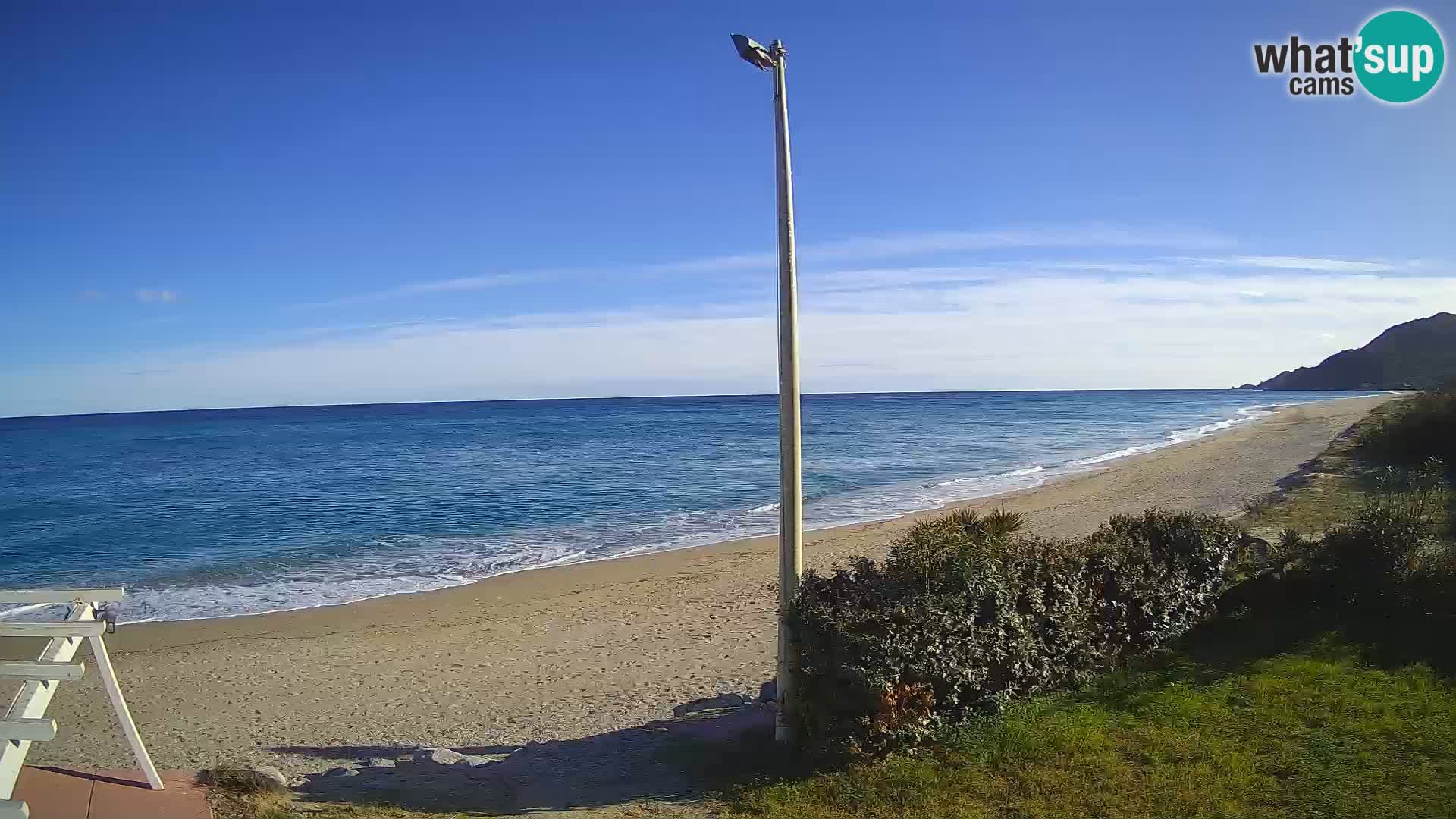 Camera en vivo playa Museddu – Ogliastra – Cerdeña – Italia