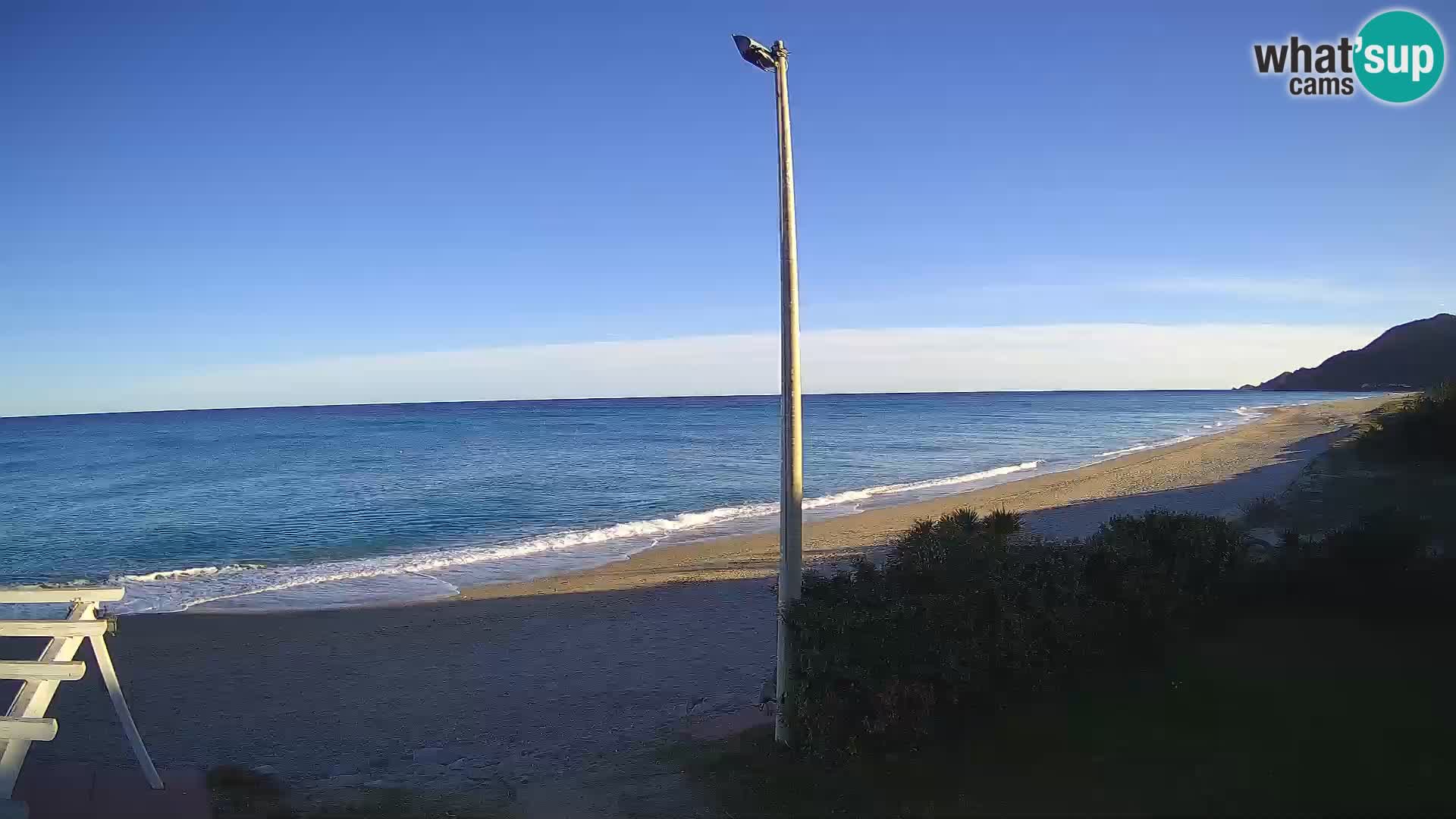 Camera en vivo playa Museddu – Ogliastra – Cerdeña – Italia