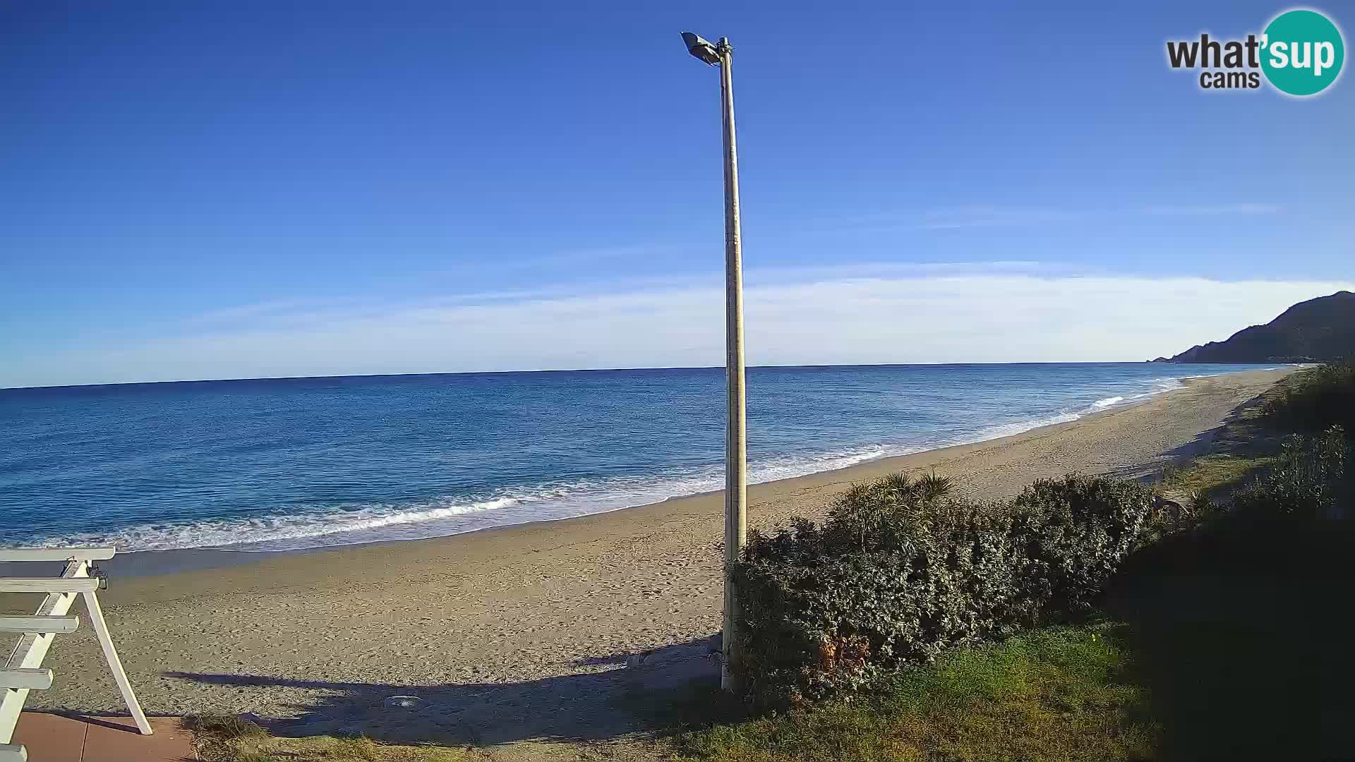 Camera en vivo playa Museddu – Ogliastra – Cerdeña – Italia