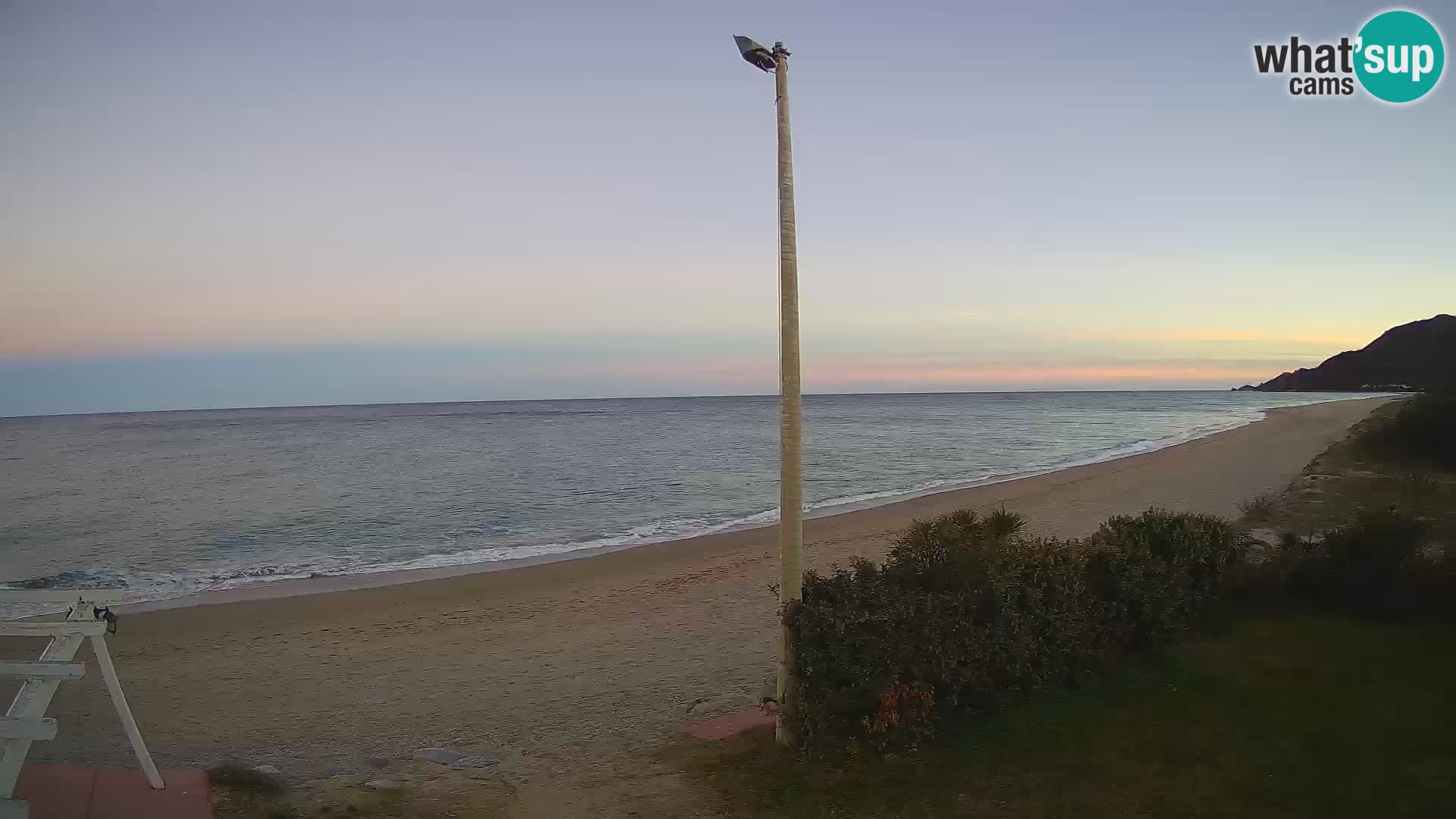 Camera en vivo playa Museddu – Ogliastra – Cerdeña – Italia