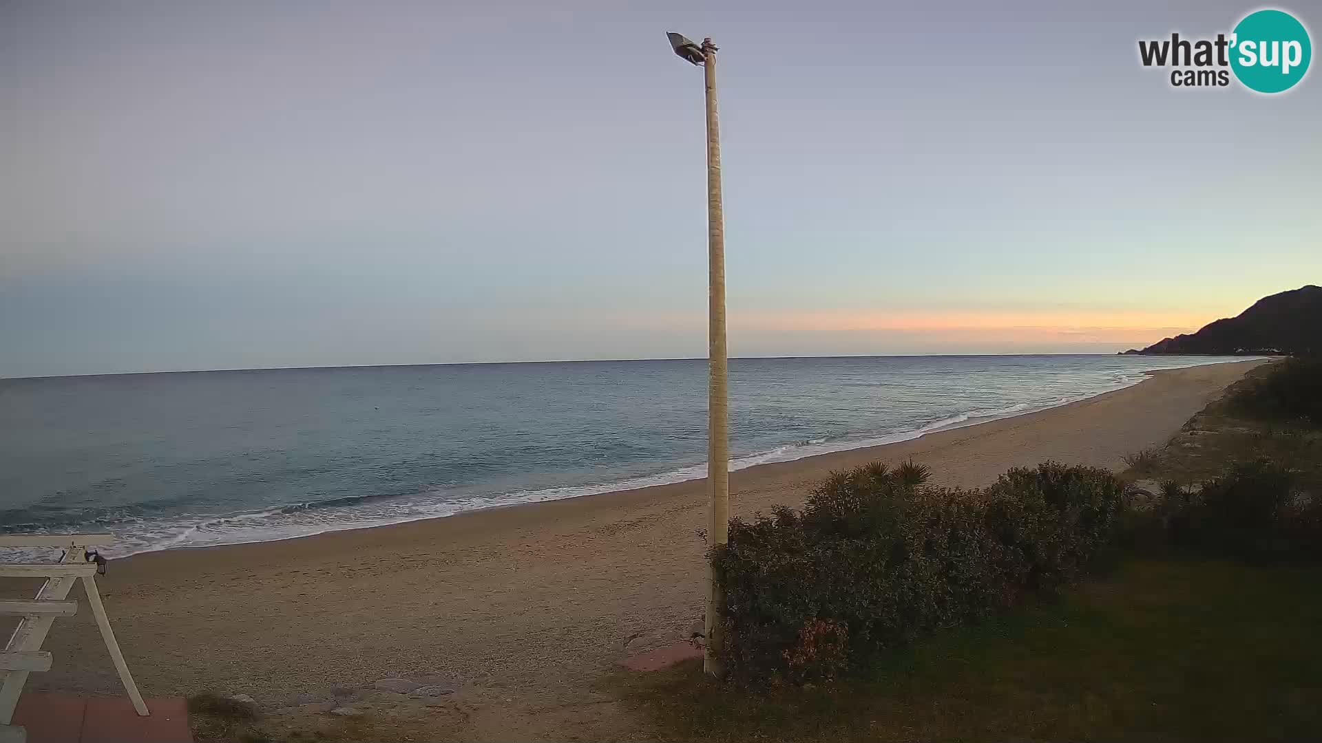 Camera en vivo playa Museddu – Ogliastra – Cerdeña – Italia