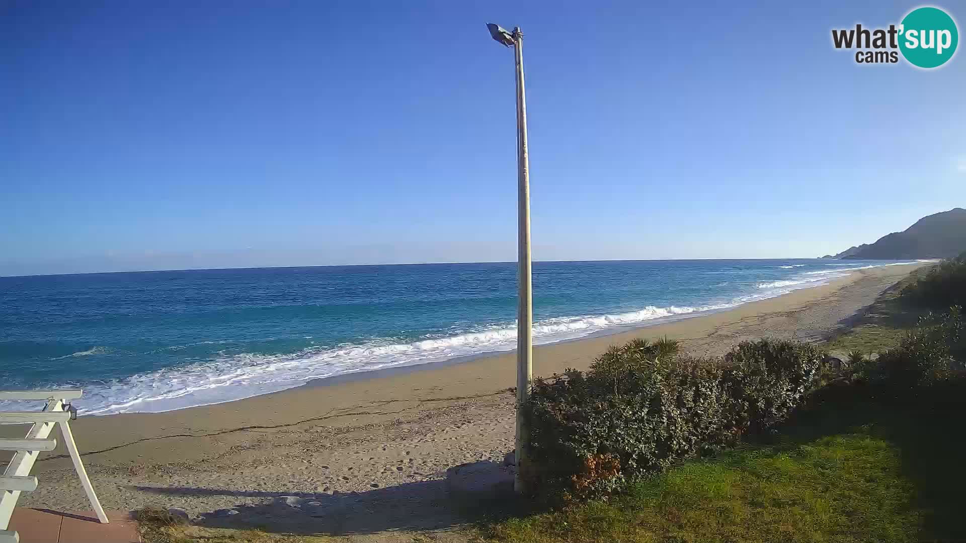 Spletna kamera plaža Museddu – Ogliastra – Sardinija – Italija